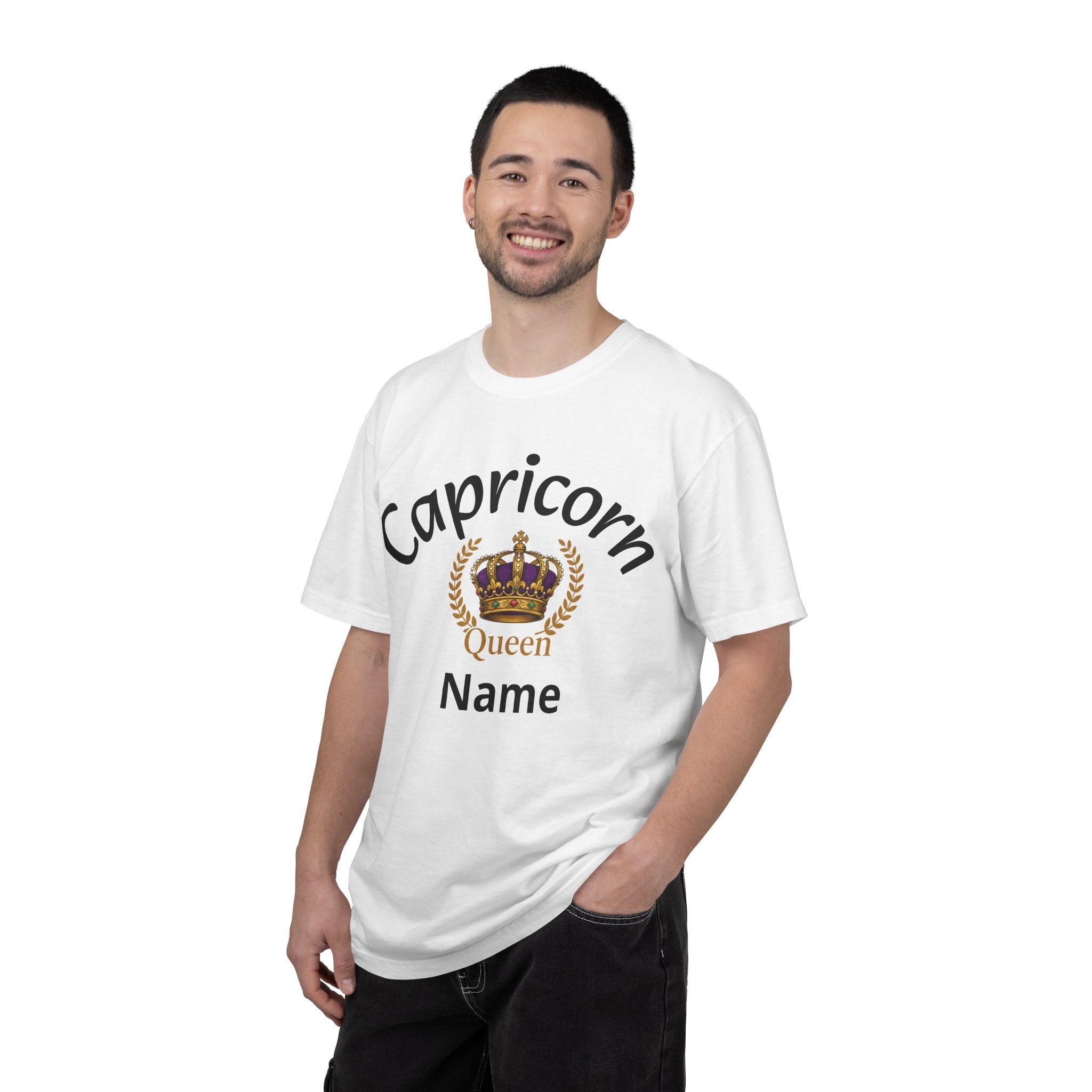 Capricorn Zodiac Custom T-Shirt — Add Name