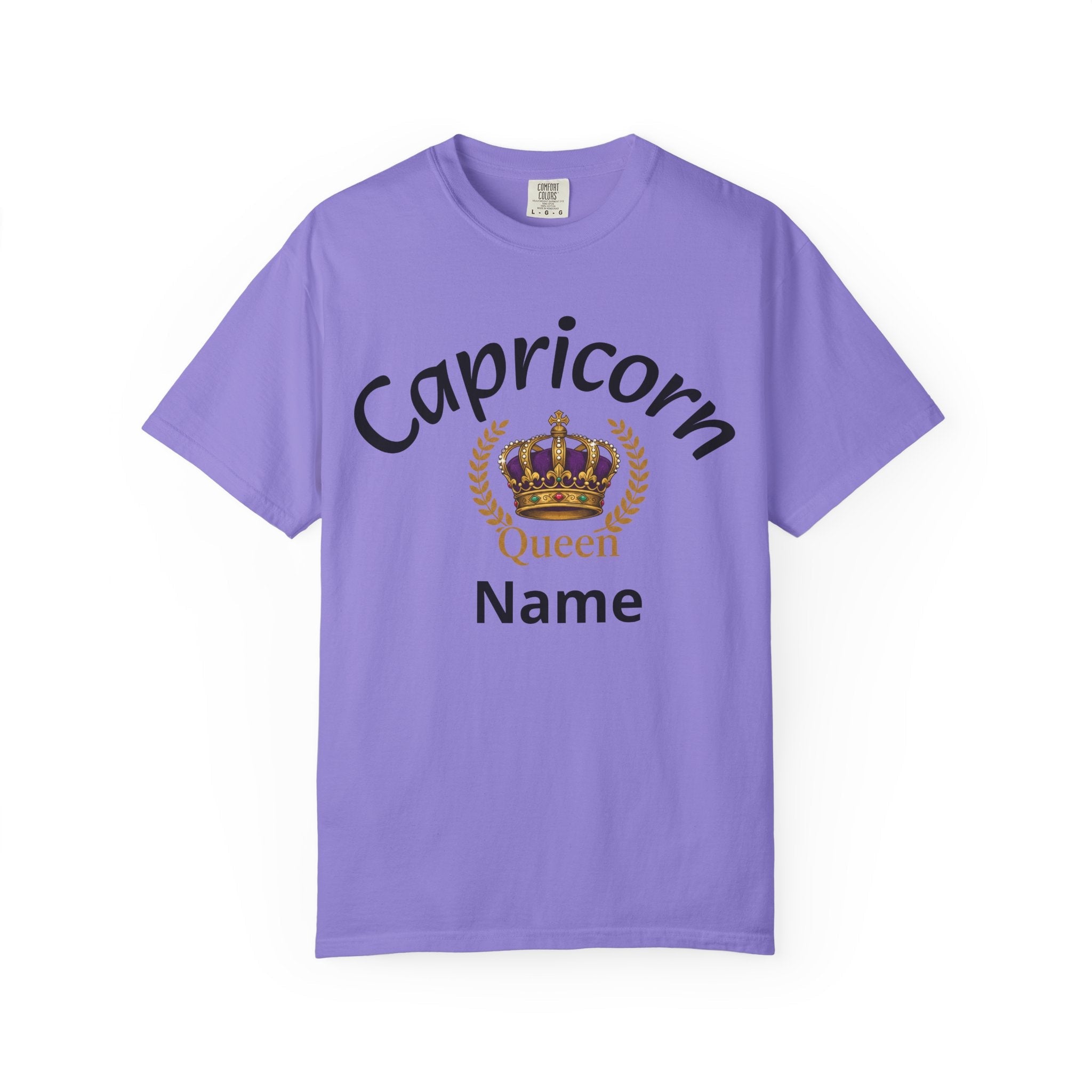 Capricorn Zodiac Custom T-Shirt — Add Name