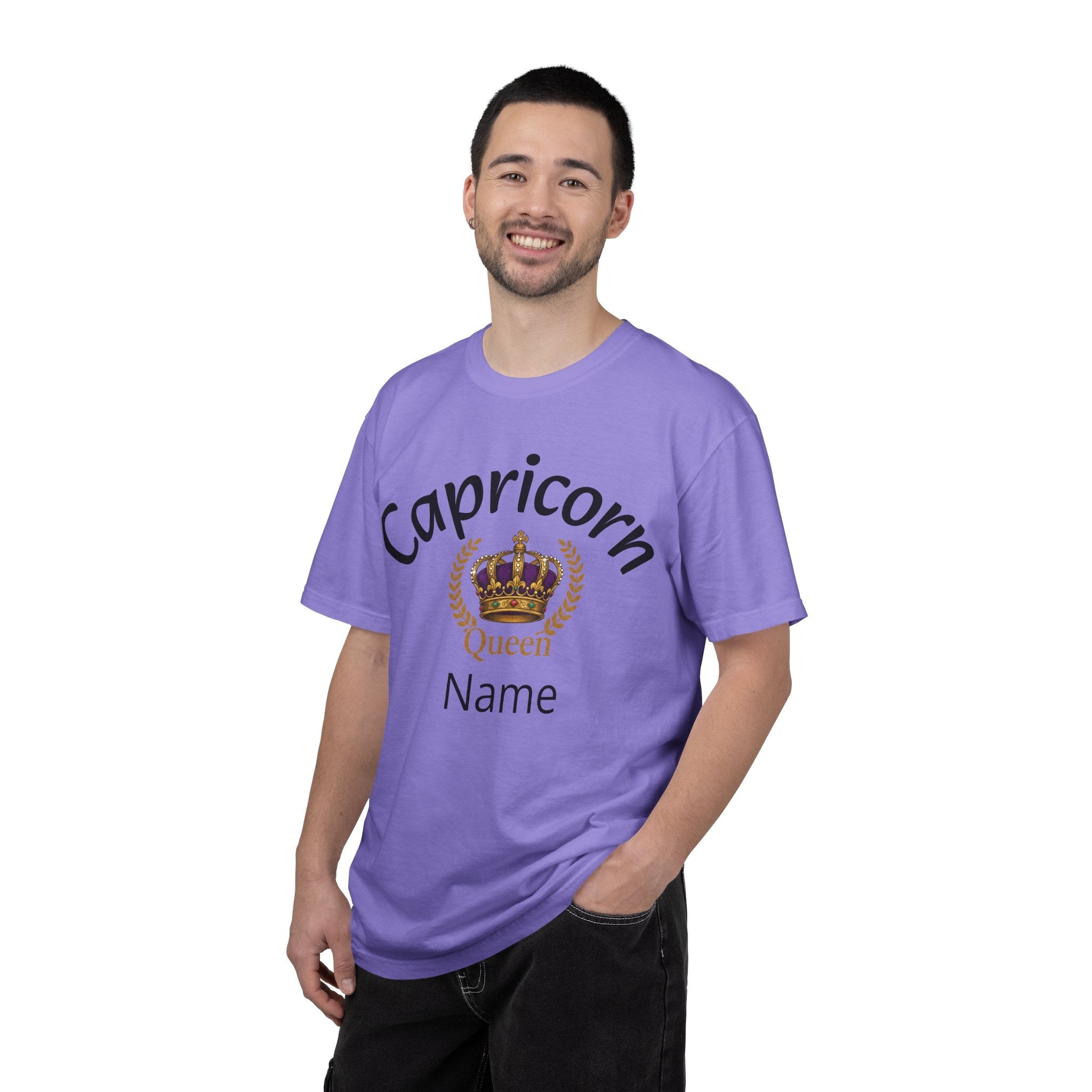 Capricorn Zodiac Custom T-Shirt — Add Name