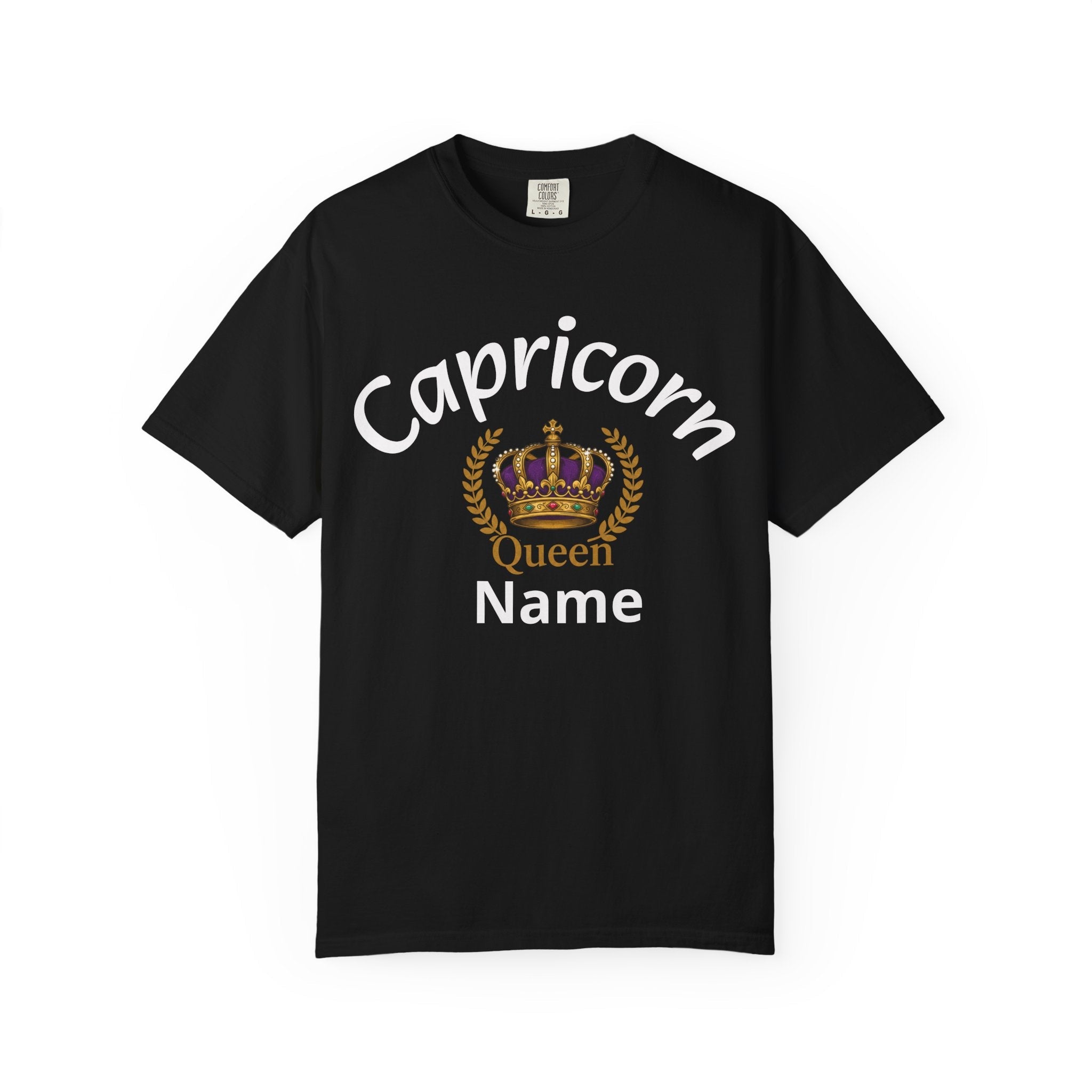 Capricorn Zodiac Custom T-Shirt — Add Name