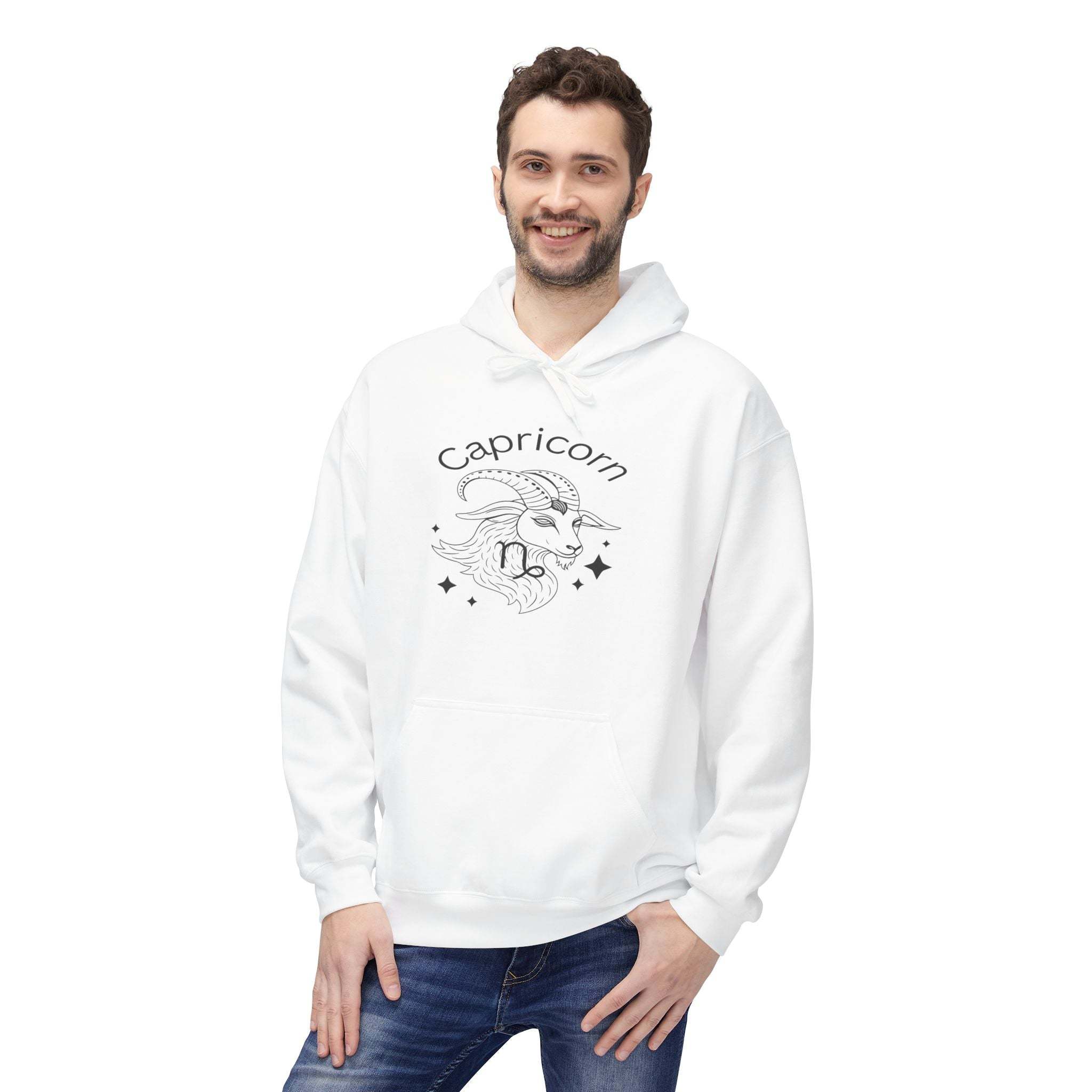 Capricorn Zodiac Hoodie — Astrological Goat Sign Astrology SweatshirtHoodieCapricorn Zodiac Hoodie