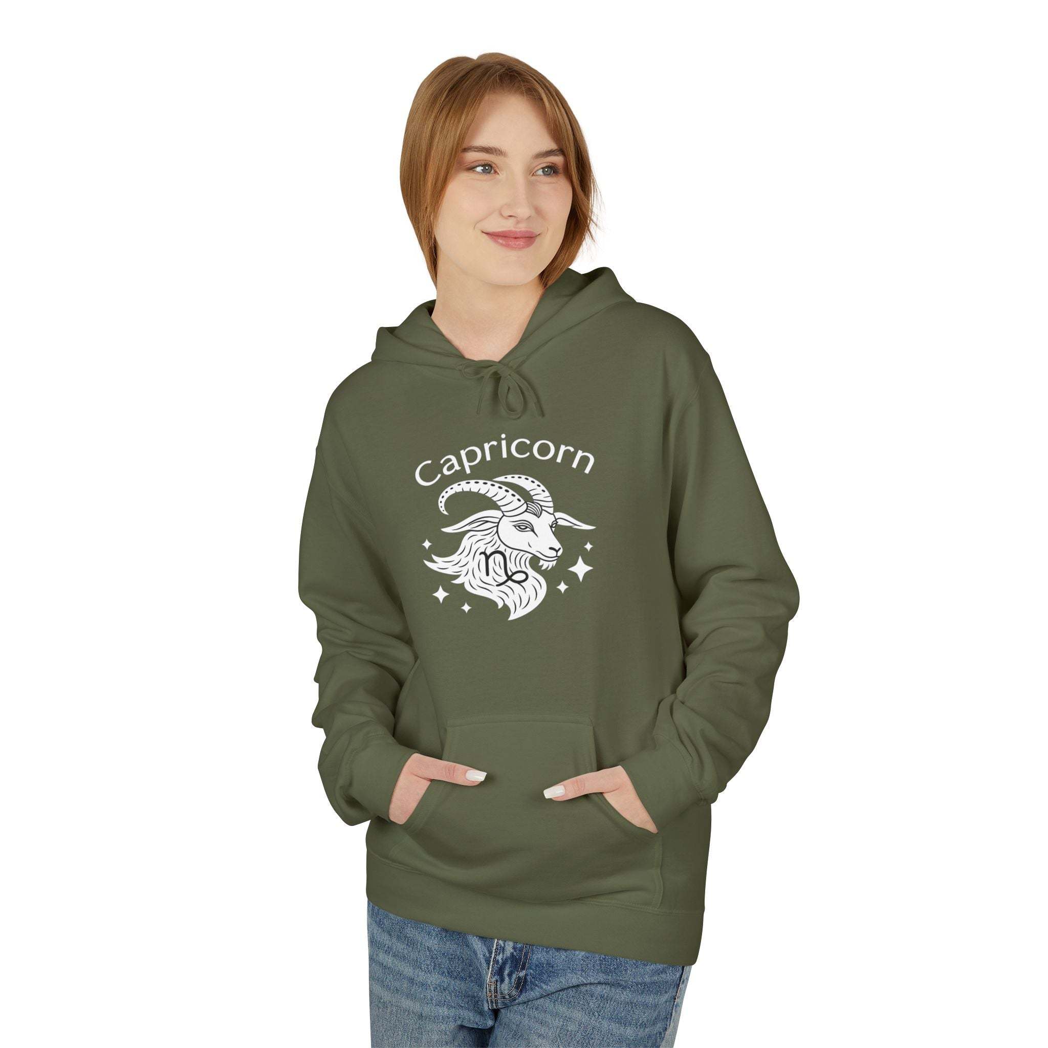 Capricorn Zodiac Hoodie — Astrological Goat Sign Astrology SweatshirtHoodieCapricorn Zodiac Hoodie