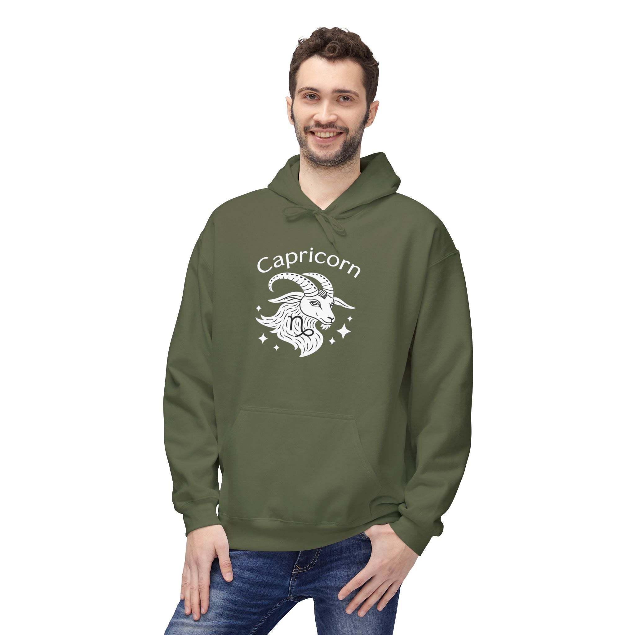 Capricorn Zodiac Hoodie — Astrological Goat Sign Astrology SweatshirtHoodieCapricorn Zodiac Hoodie