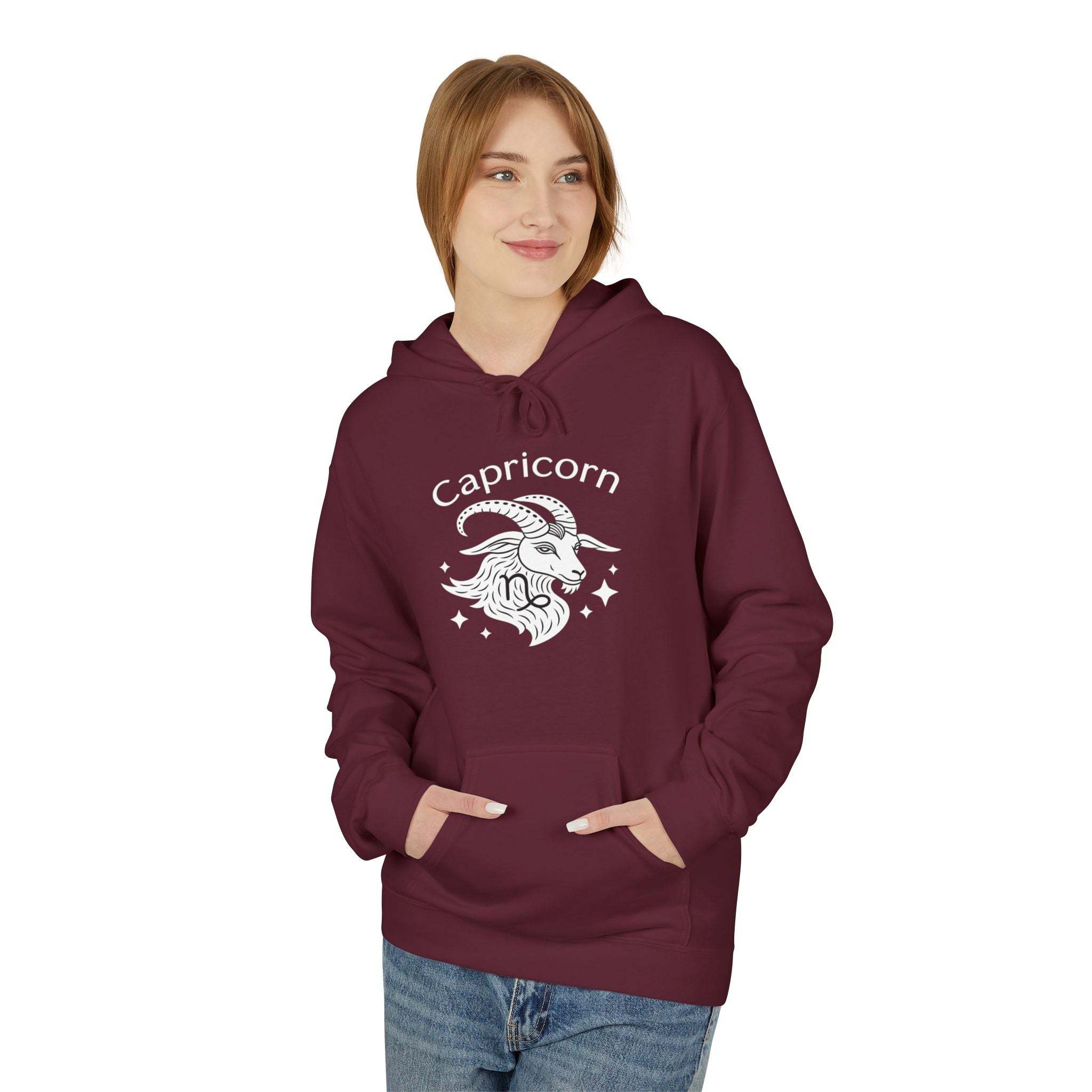 Capricorn Zodiac Hoodie — Astrological Goat Sign Astrology SweatshirtHoodieCapricorn Zodiac Hoodie