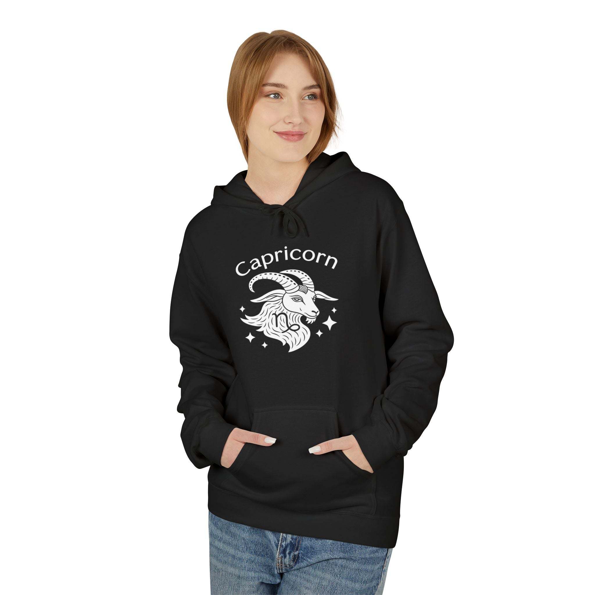 Capricorn Zodiac Hoodie — Astrological Goat Sign Astrology SweatshirtHoodieCapricorn Zodiac Hoodie
