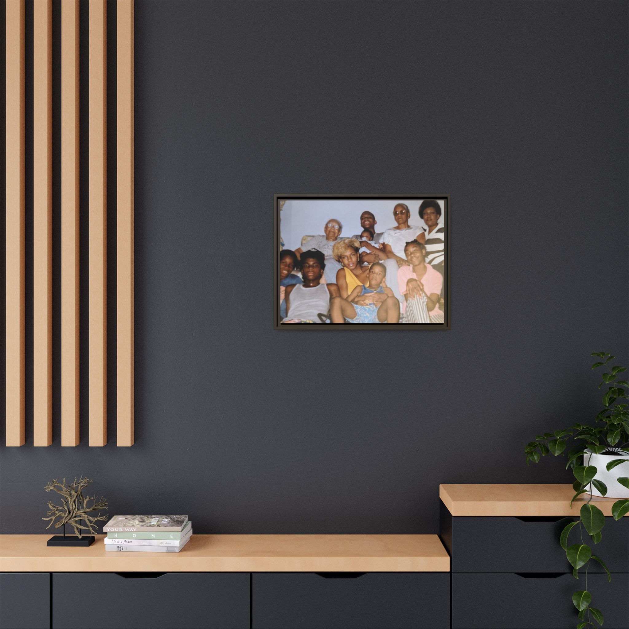 Ccustomizable Framed Canvas — Horizontal Matte Wall Art
