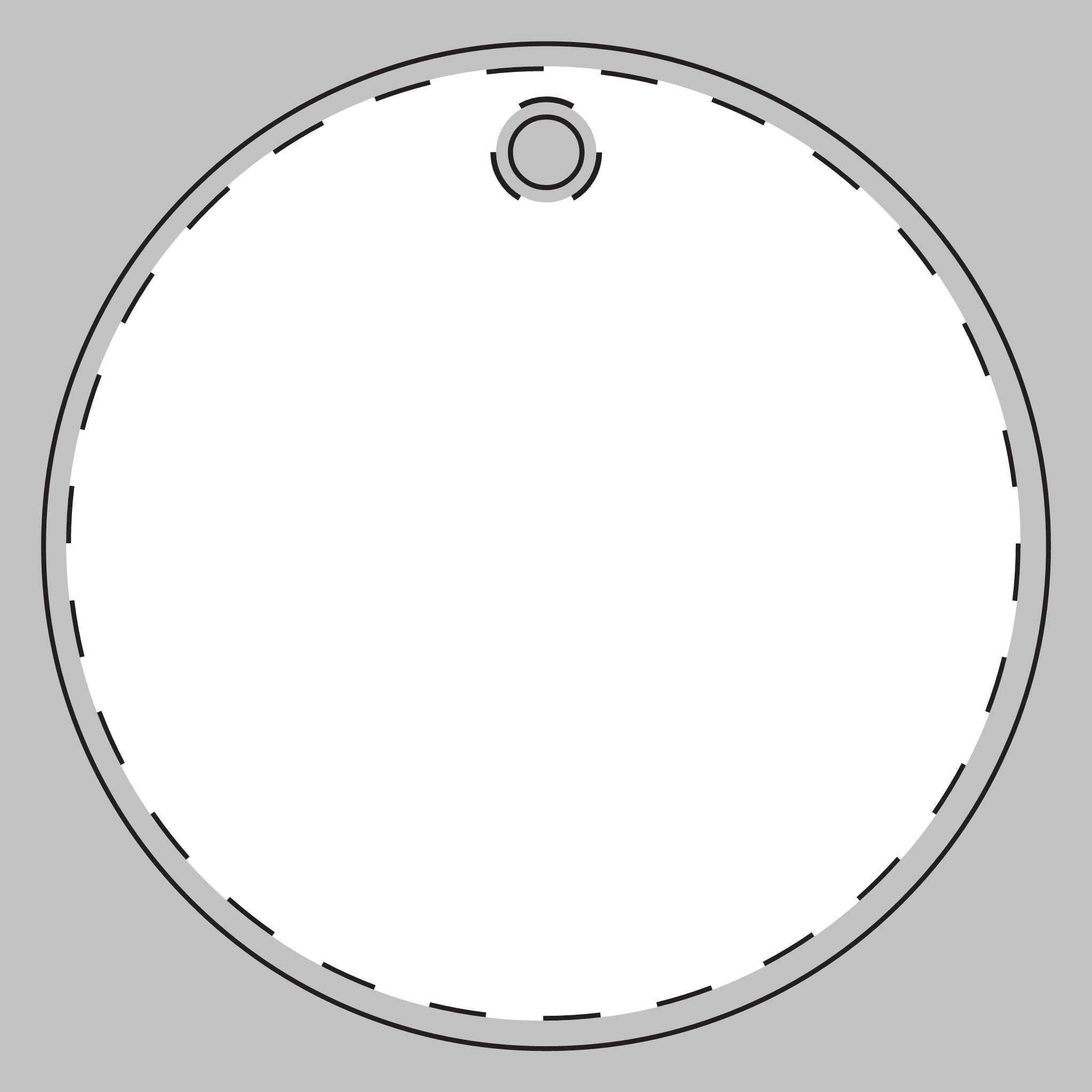 Ceramic Christmas Ornaments (Double-Sided)