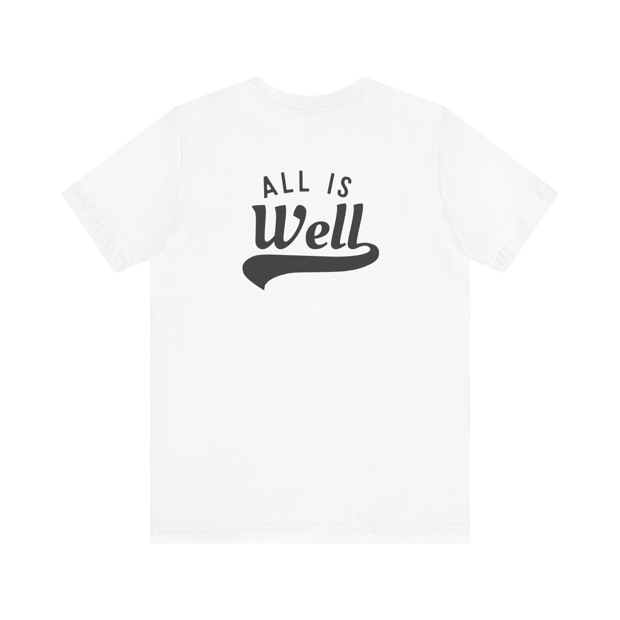 Christian Inspirational Unisex Tee - 'God is in Control' & 'All is WelT-ShirtChristian Inspirational Unisex Tee