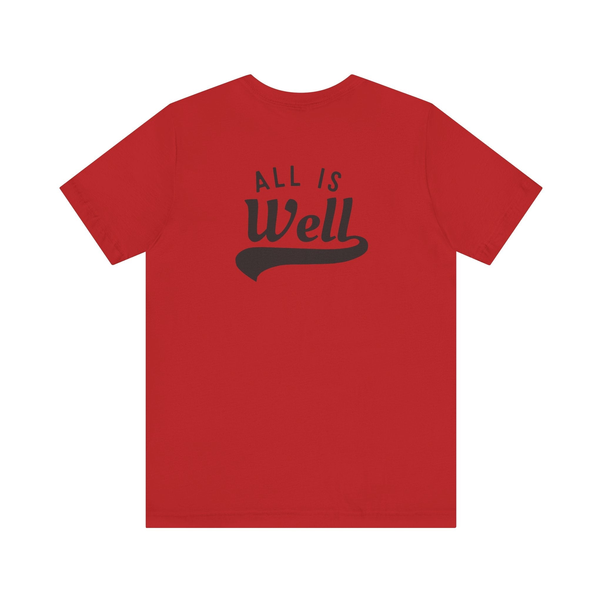 Christian Inspirational Unisex Tee - 'God is in Control' & 'All is WelT-ShirtChristian Inspirational Unisex Tee