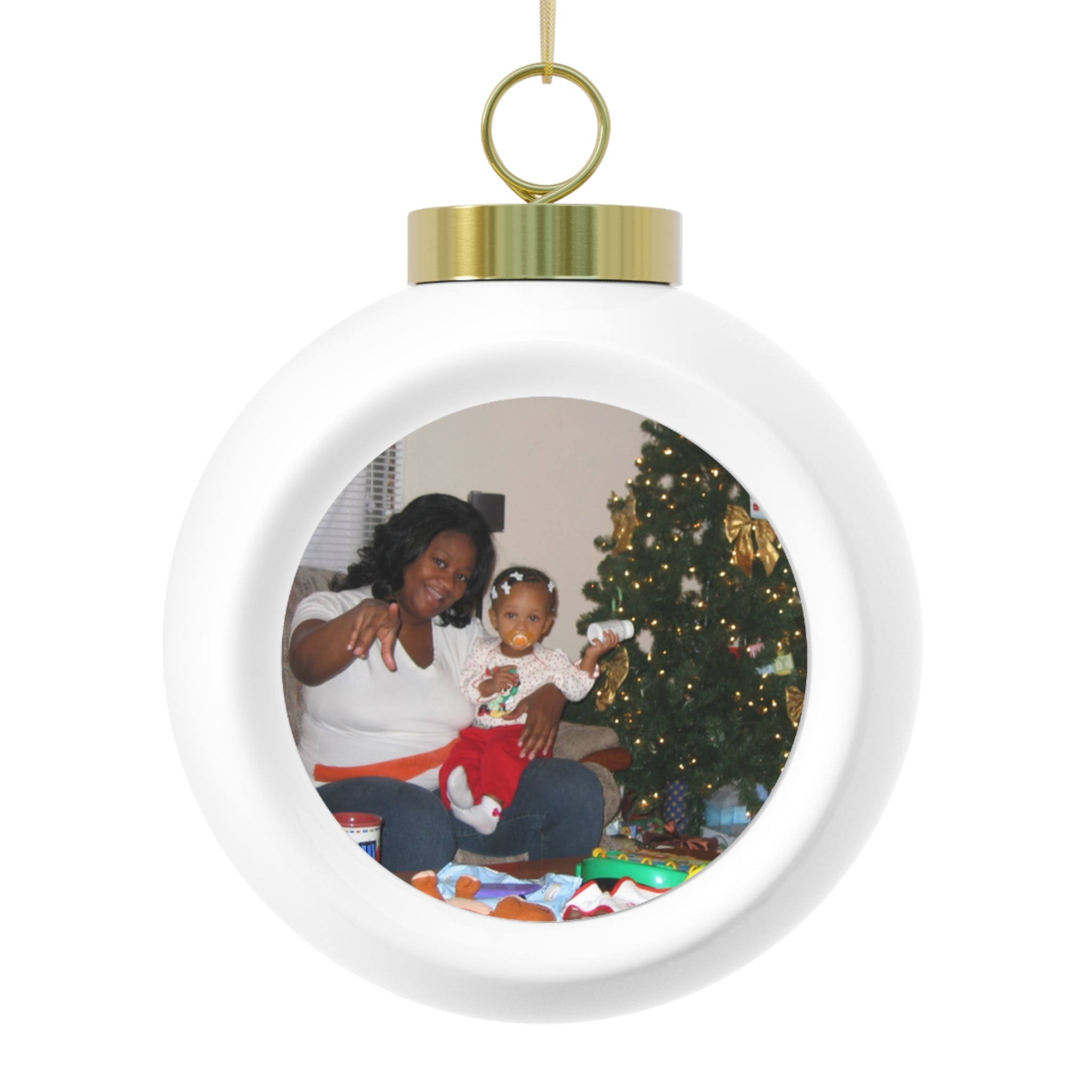 Christmas Ball Ornament - Add Photo