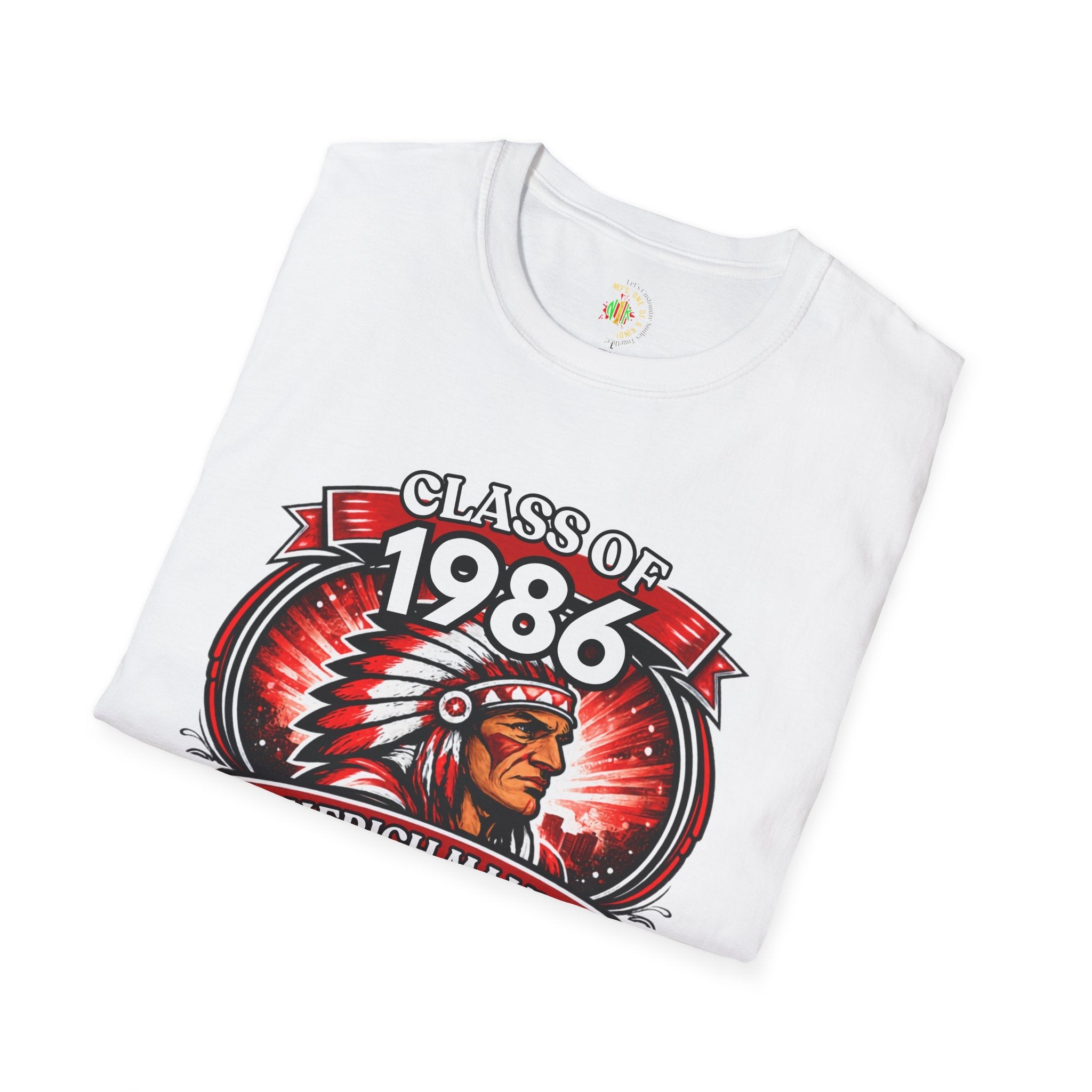 Class of 1986 40th Reunion T-Shirt — Emmerich Manual High School Alumni Tee - Another Customized Smile