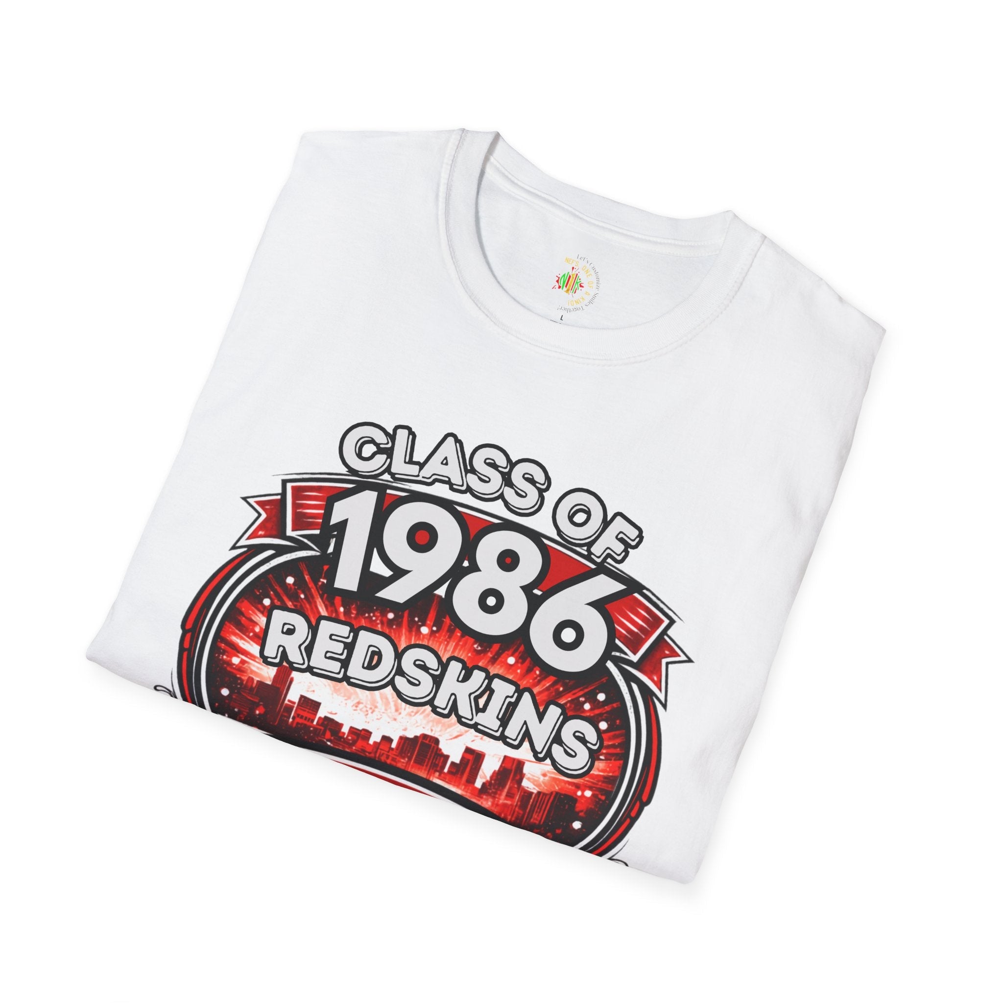 Class of 1986 Reunion T-Shirt — 40th Anniversary Redskins Emmerich Manual - Another Customized Smile