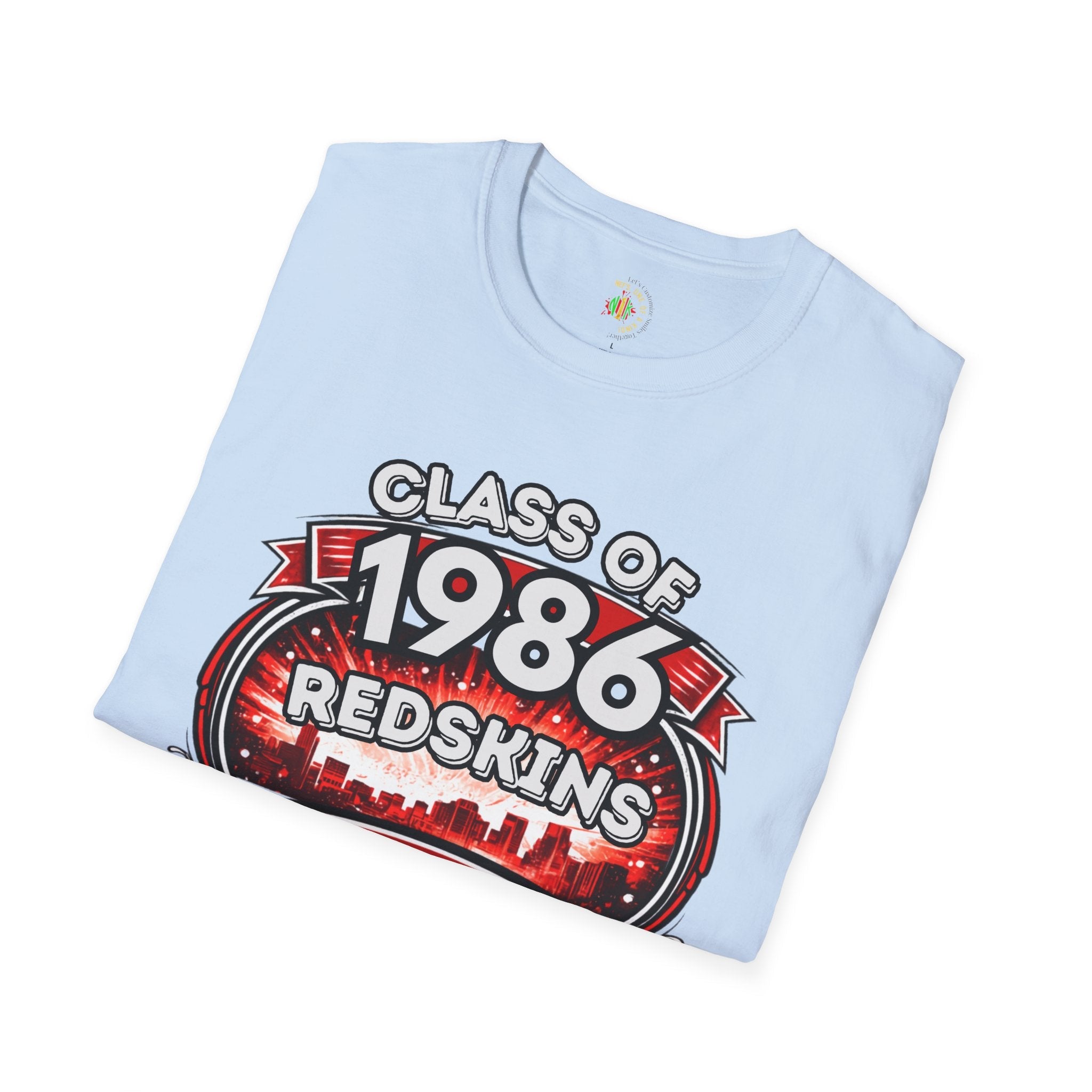 Class of 1986 Reunion T-Shirt — 40th Anniversary Redskins Emmerich Manual - Another Customized Smile