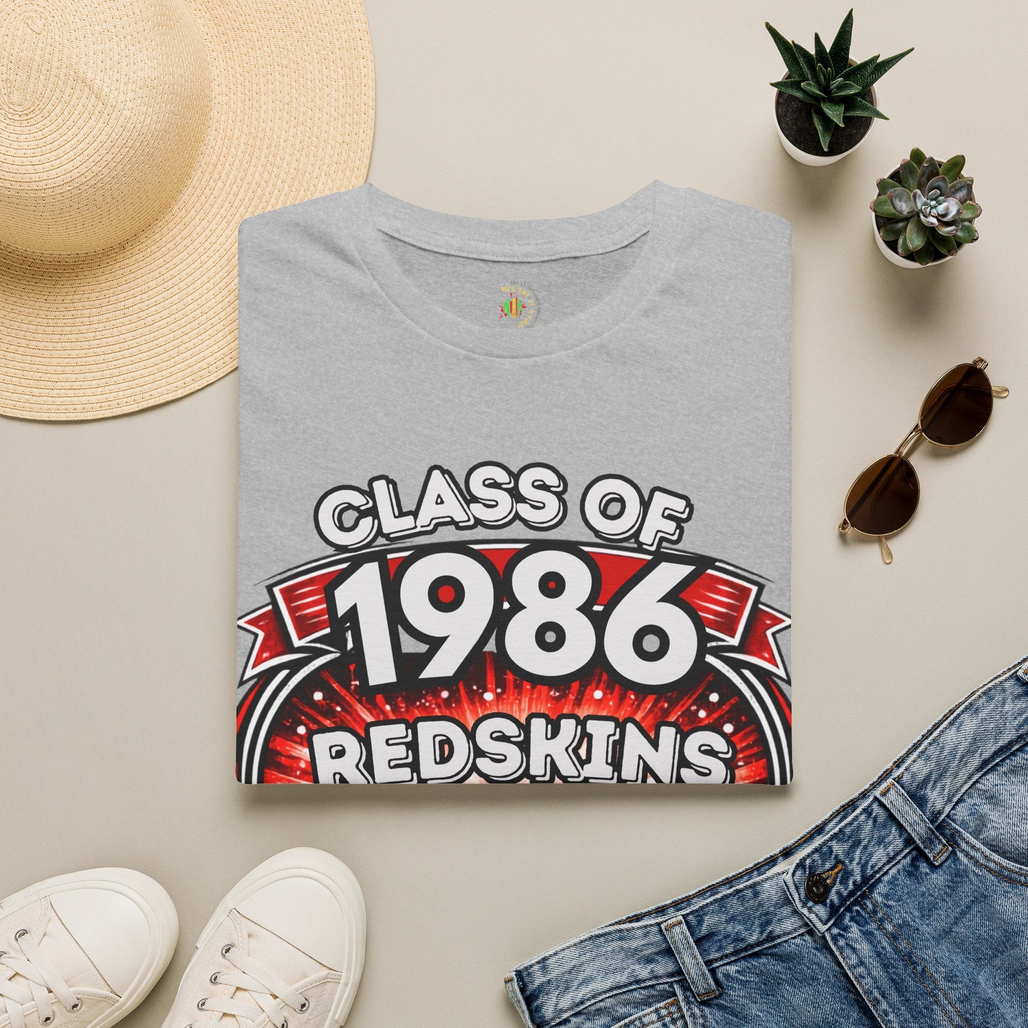 Class of 1986 Reunion T-Shirt — 40th Anniversary Redskins Emmerich Manual - Another Customized Smile