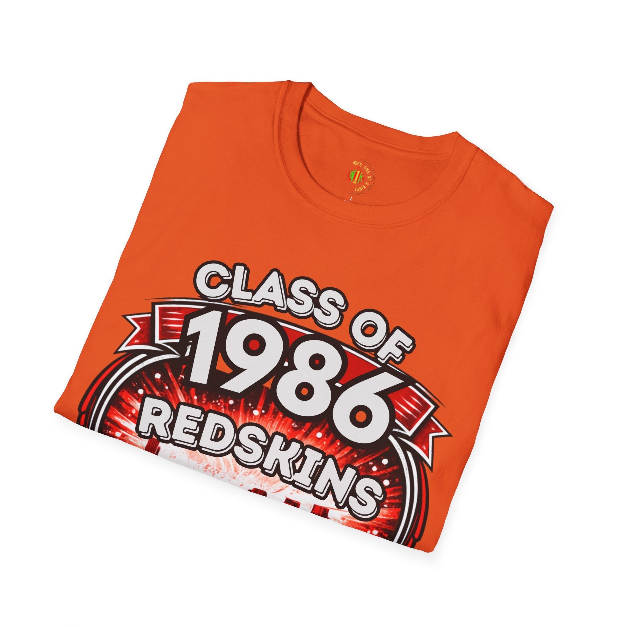 Class of 1986 Reunion T-Shirt — 40th Anniversary Redskins Emmerich Manual - Another Customized Smile
