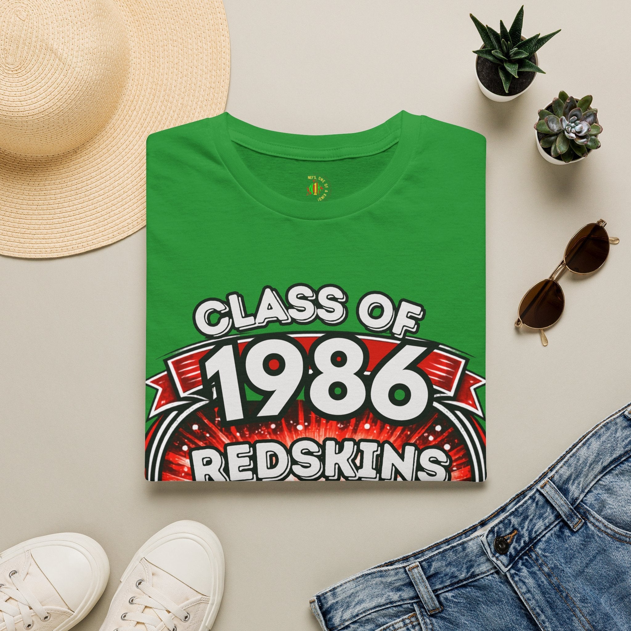 Class of 1986 Reunion T-Shirt — 40th Anniversary Redskins Emmerich Manual - Another Customized Smile