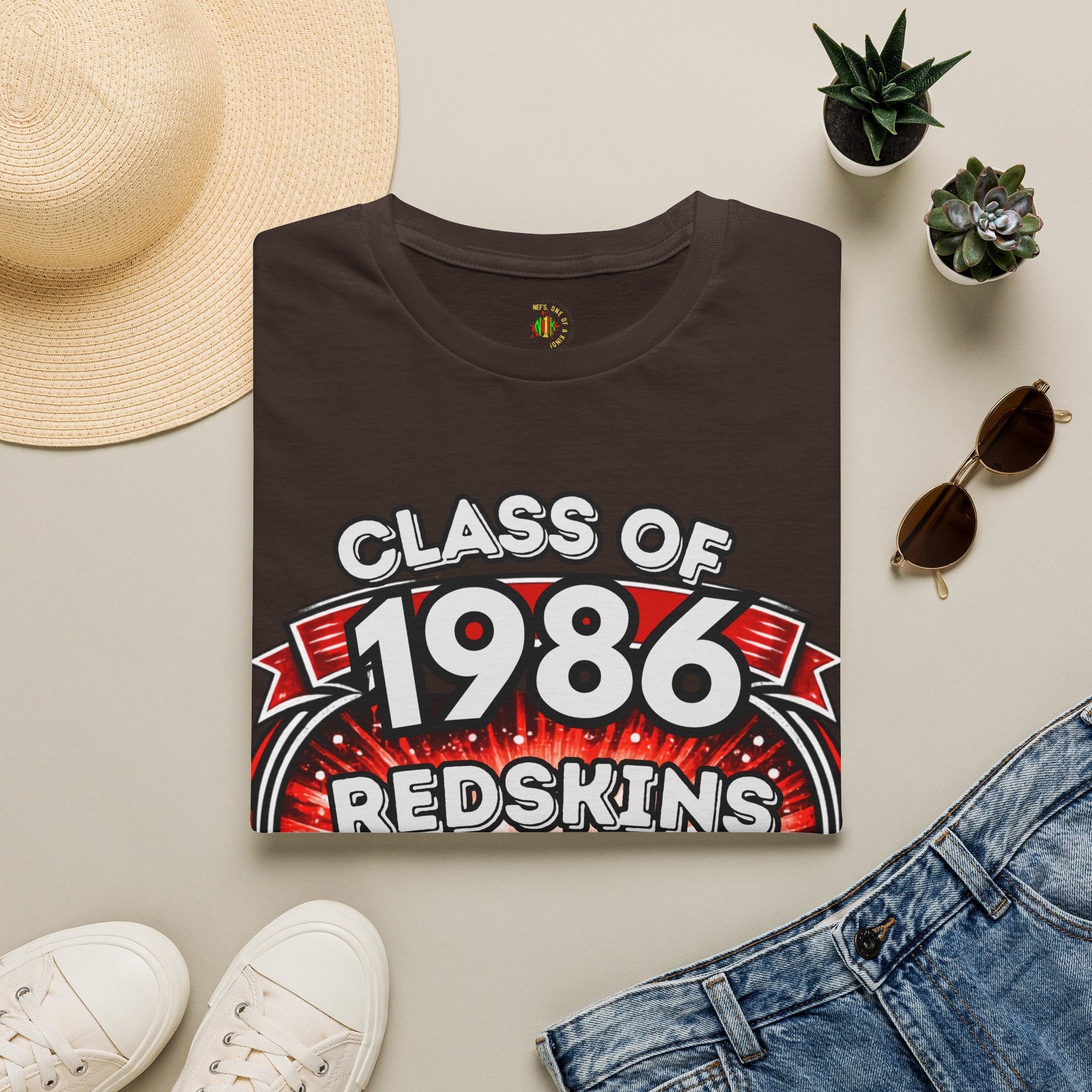 Class of 1986 Reunion T-Shirt — 40th Anniversary Redskins Emmerich Manual - Another Customized Smile