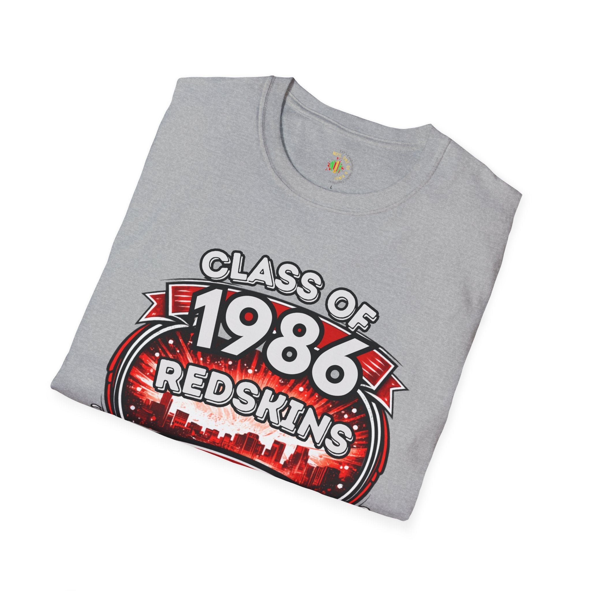 Class of 1986 Reunion T-Shirt — 40th Anniversary Redskins Emmerich Manual - Another Customized Smile