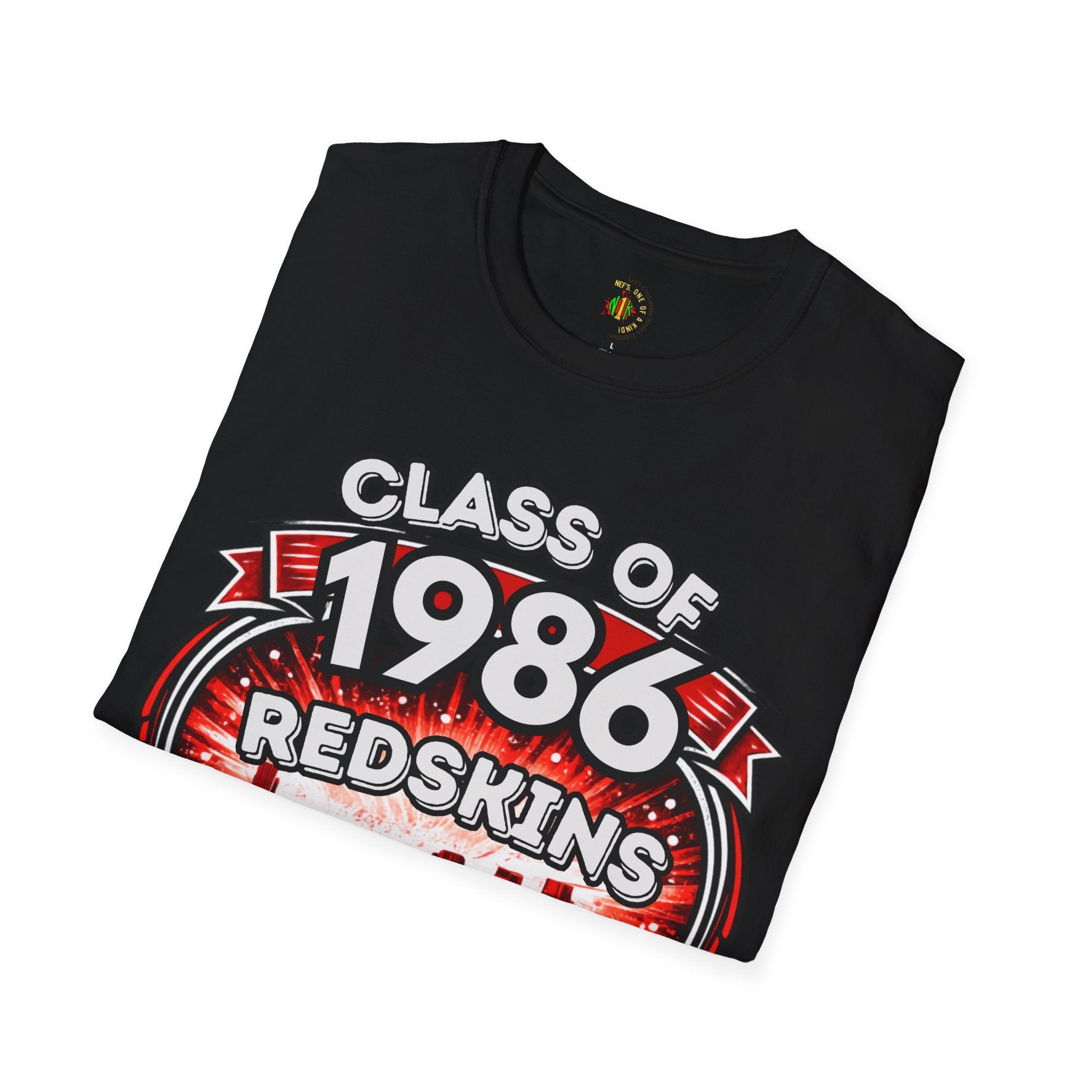 Class of 1986 Reunion T-Shirt — 40th Anniversary Redskins Emmerich Manual - Another Customized Smile