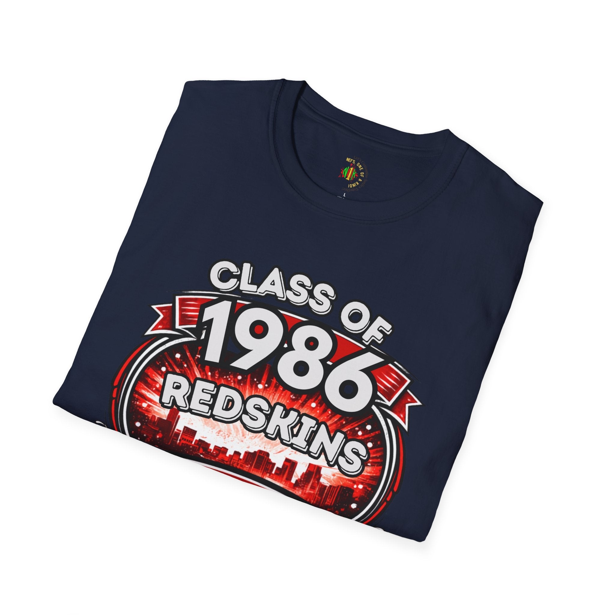 Class of 1986 Reunion T-Shirt — 40th Anniversary Redskins Emmerich Manual - Another Customized Smile