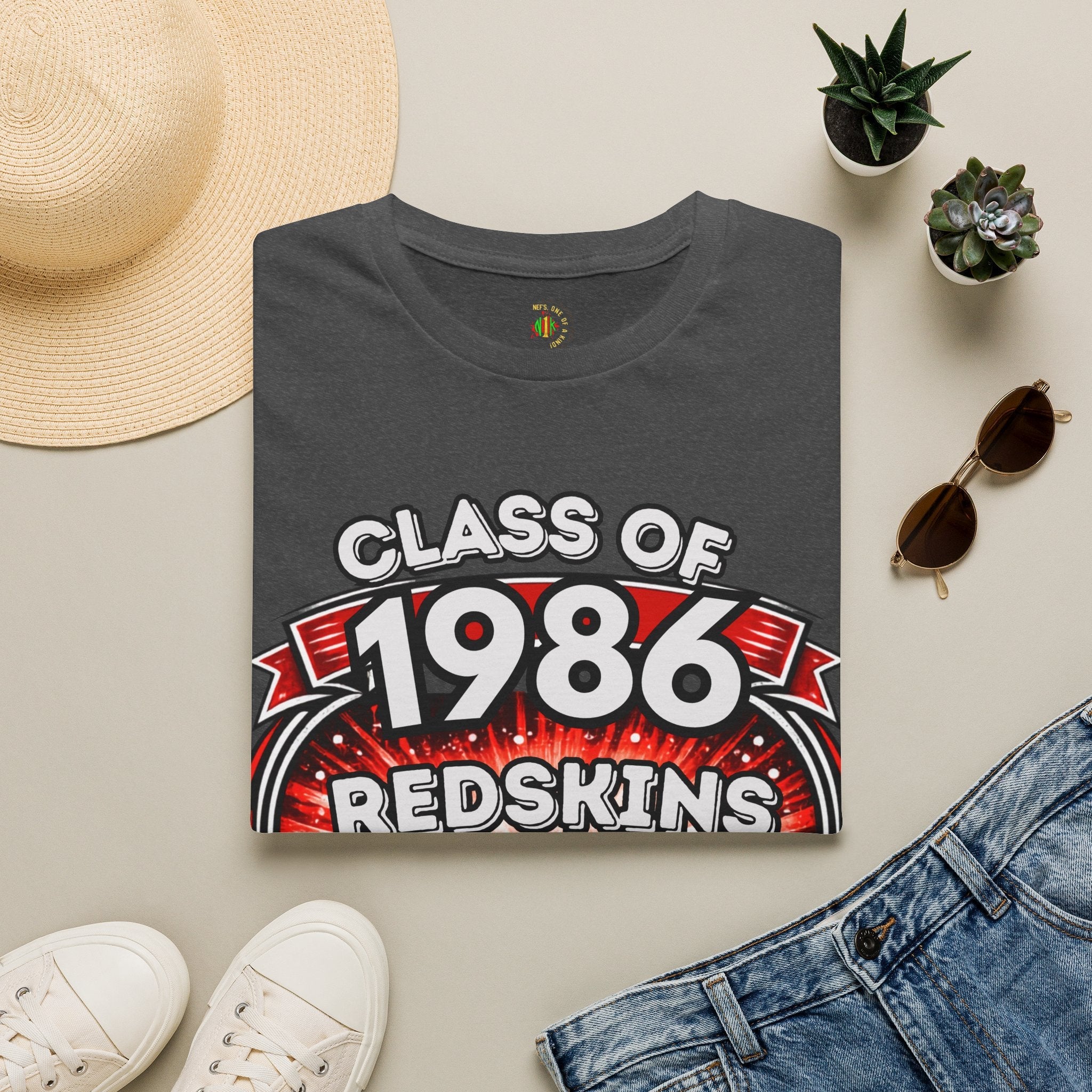 Class of 1986 Reunion T-Shirt — 40th Anniversary Redskins Emmerich Manual - Another Customized Smile