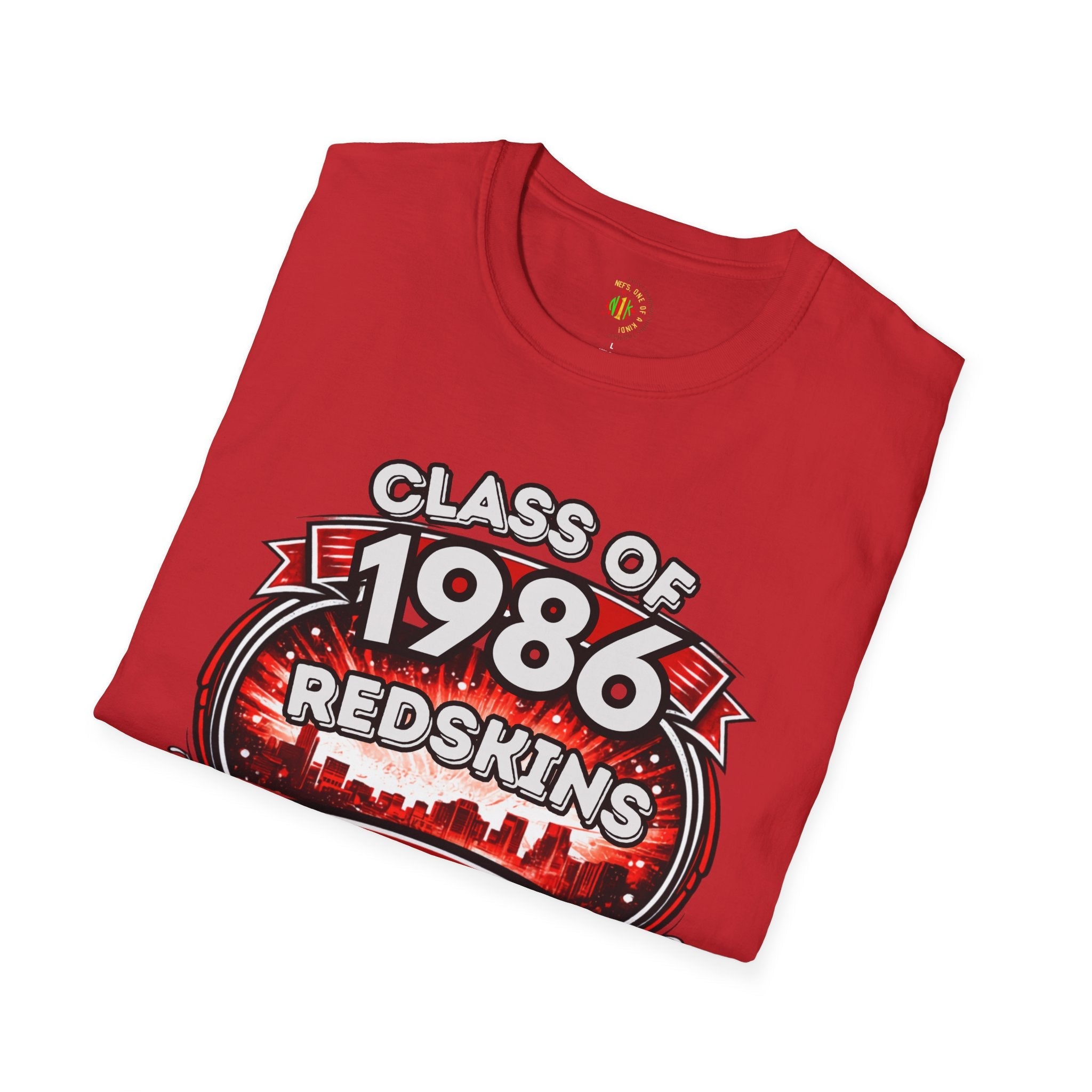Class of 1986 Reunion T-Shirt — 40th Anniversary Redskins Emmerich Manual - Another Customized Smile