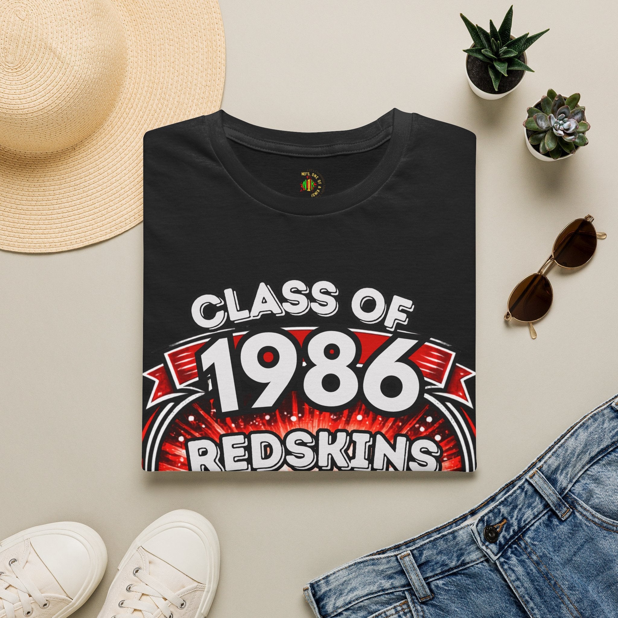 Class of 1986 Reunion T-Shirt — 40th Anniversary Redskins Emmerich Manual - Another Customized Smile
