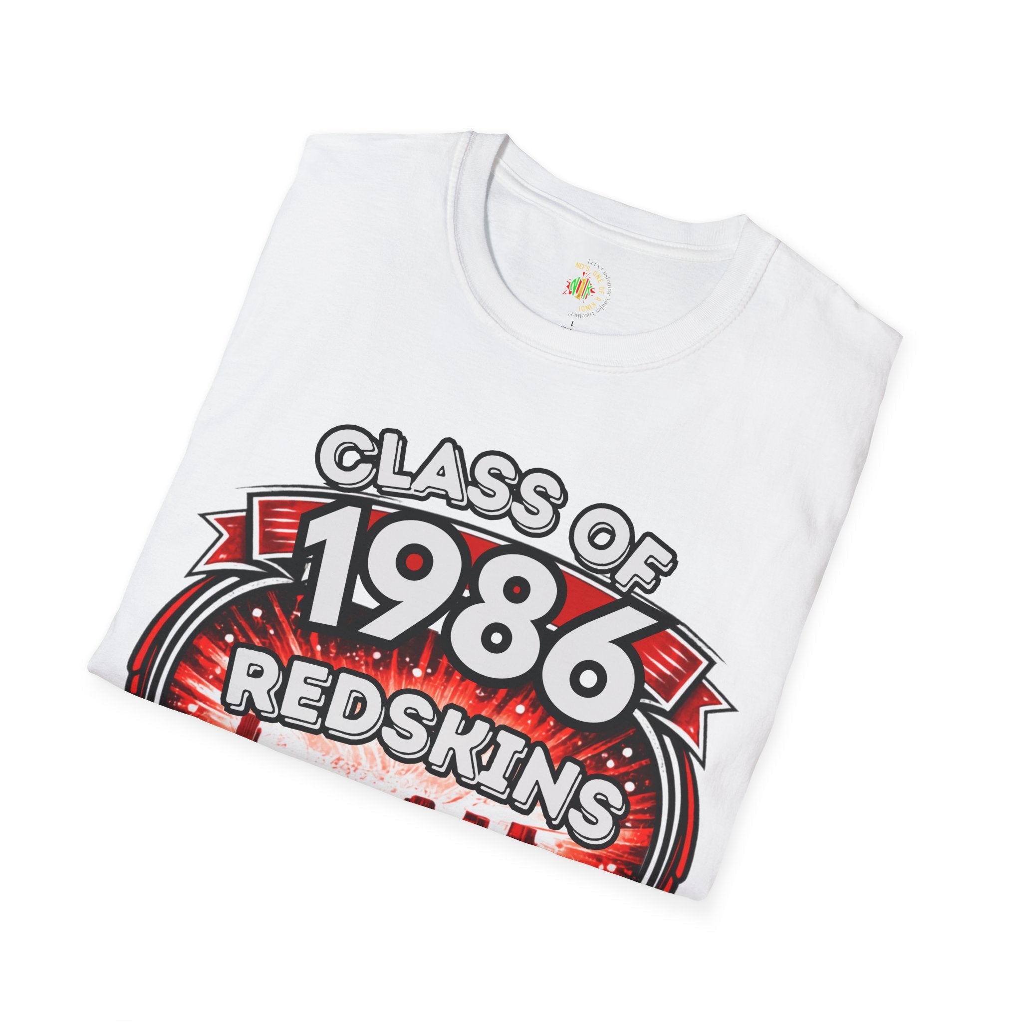 Class of 1986 Reunion T-Shirt — 40th Anniversary Redskins Emmerich Manual - Another Customized Smile