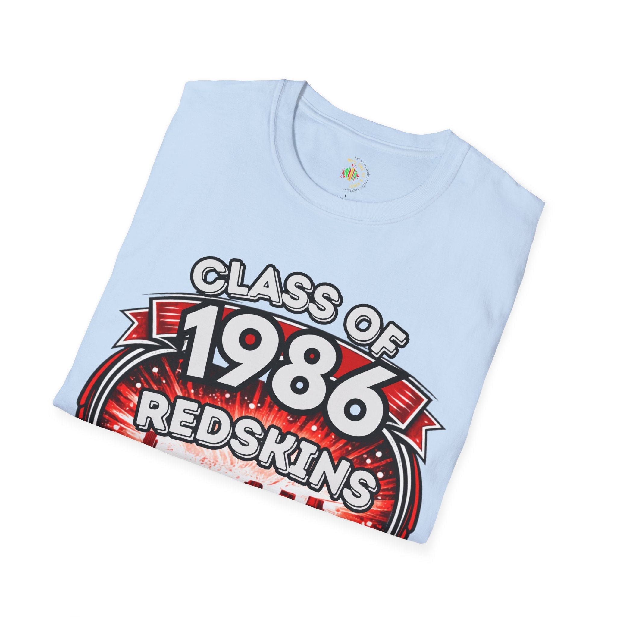 Class of 1986 Reunion T-Shirt — 40th Anniversary Redskins Emmerich Manual - Another Customized Smile