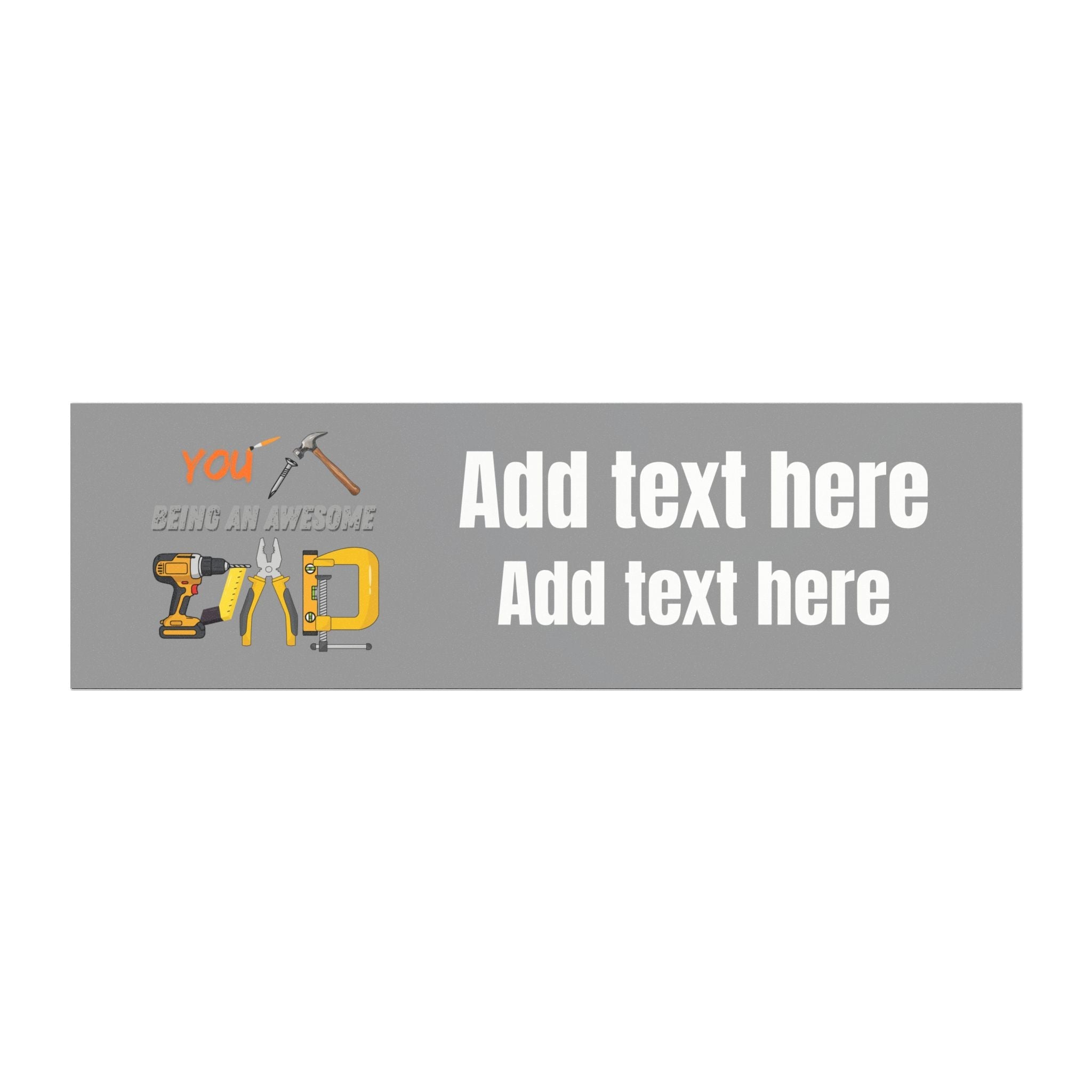 Custom Car Magnet – Personalized “Print It Your Way” Vehicle Magnet (Customizable Design)
