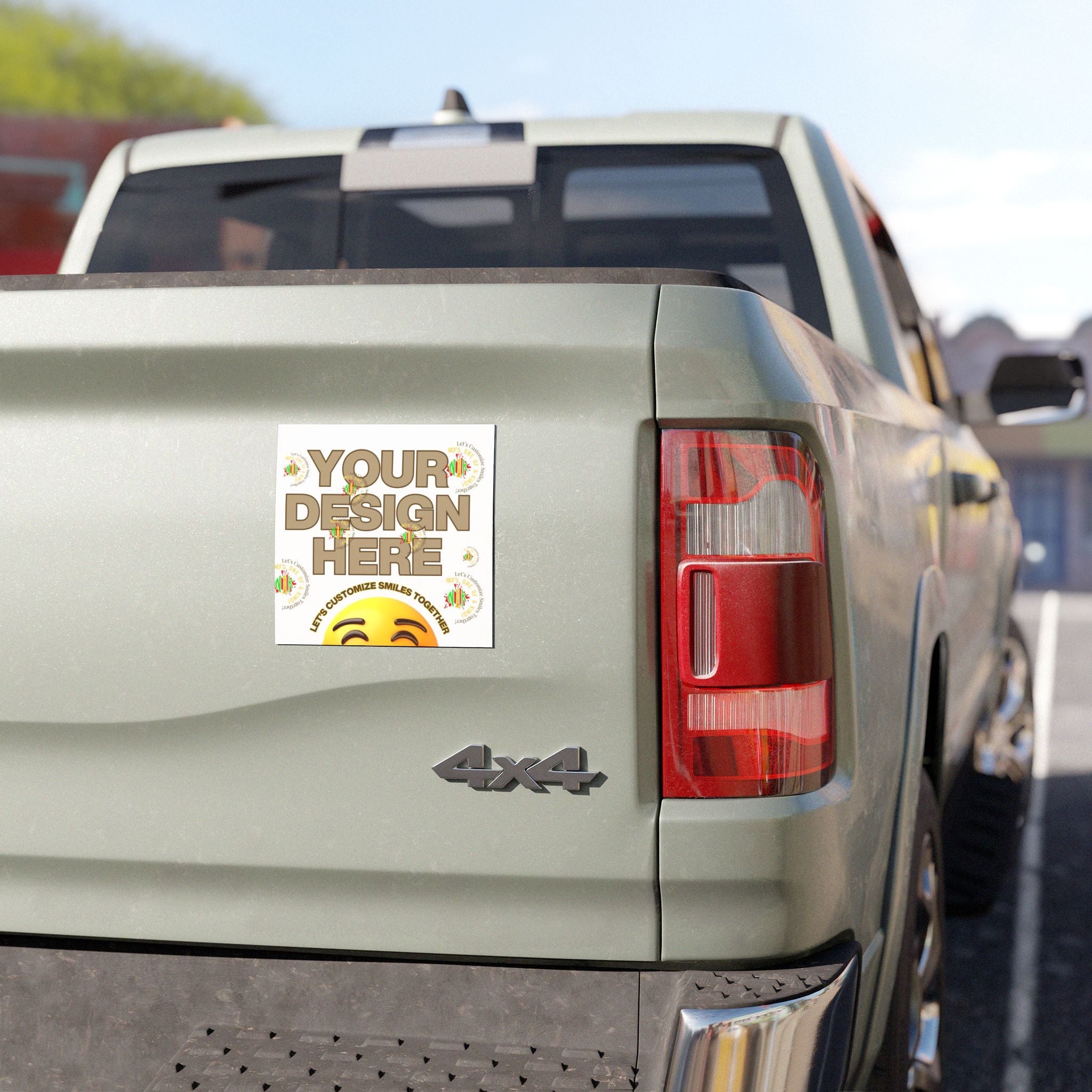 Custom Car Magnet Stickers — Personalized Vehicle Decal (Your Design Here)