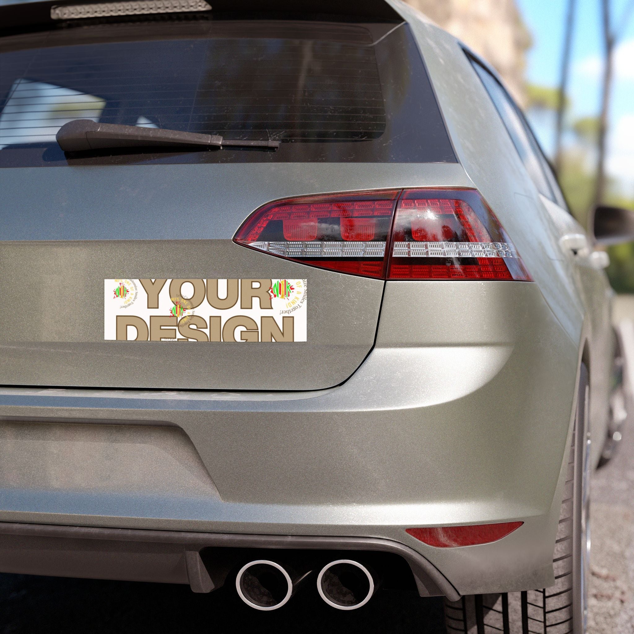 Custom Car Magnet Stickers — Personalized Vehicle Decal (Your Design Here)