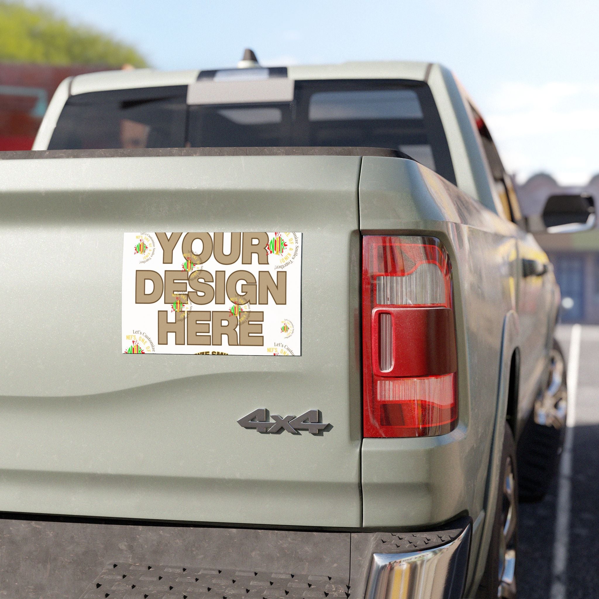 Custom Car Magnet Stickers — Personalized Vehicle Decal (Your Design Here)