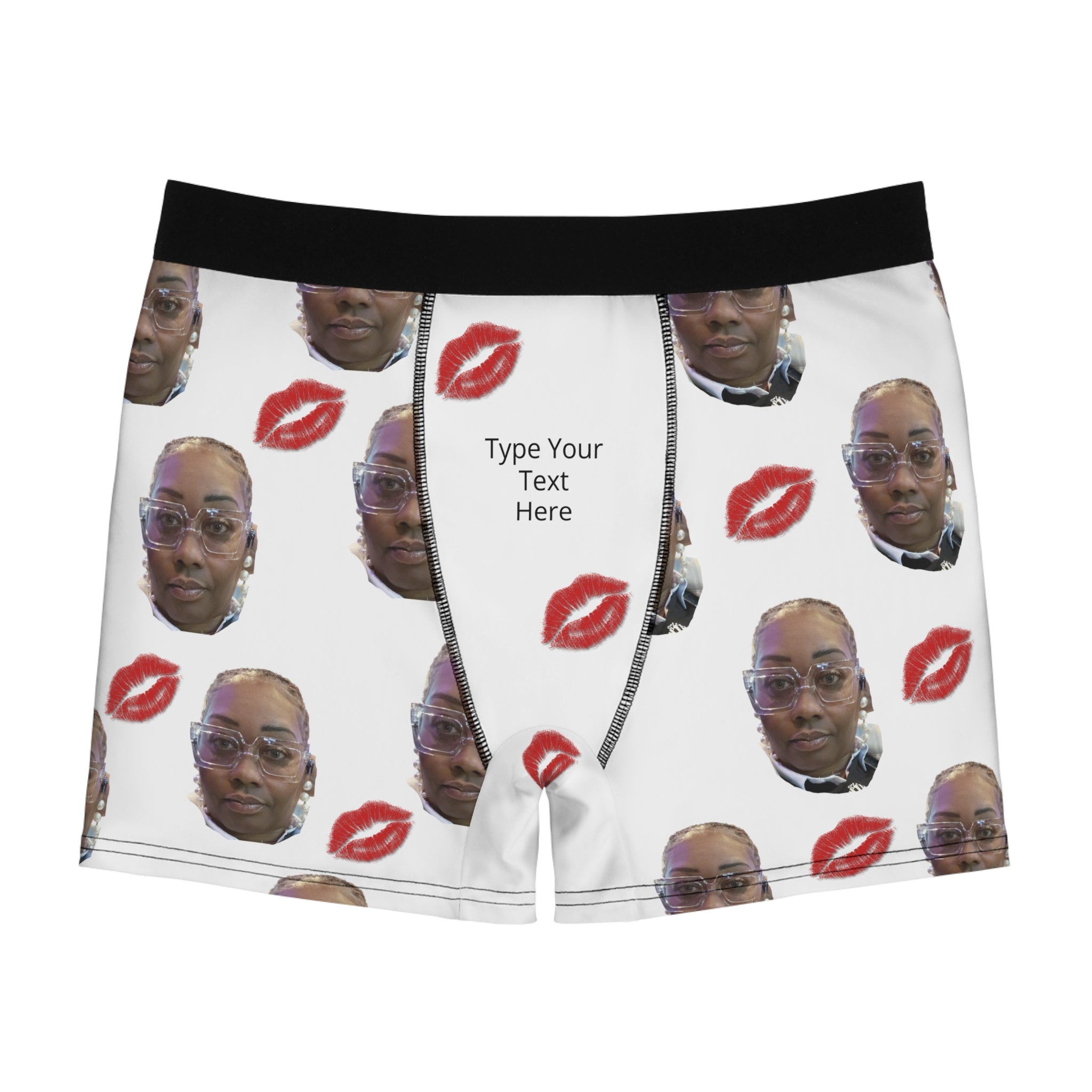 Custom Face Boxer Briefs — Personalized All-Over-Print Men's Underwear