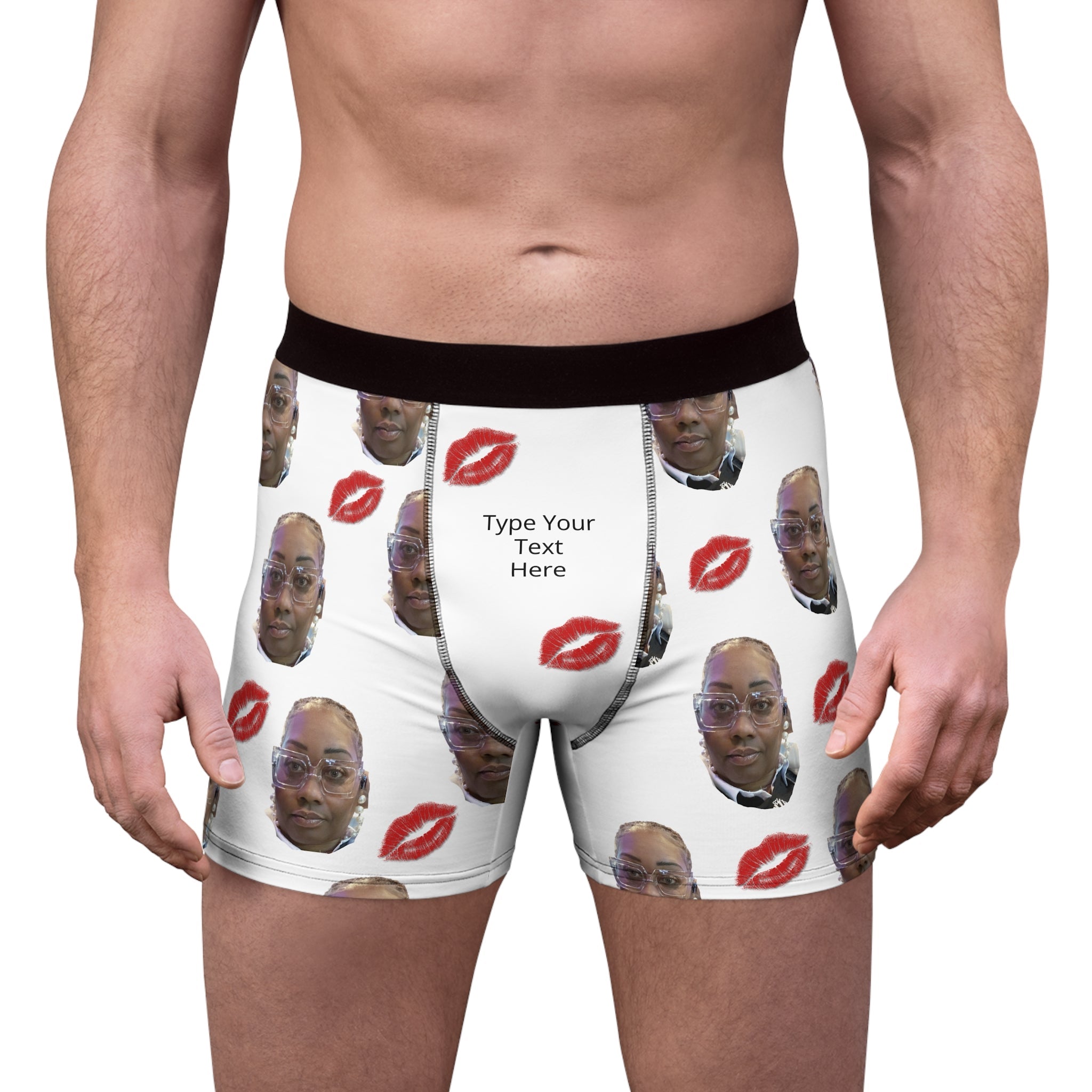 Custom Face Boxer Briefs — Personalized All-Over-Print Men's Underwear