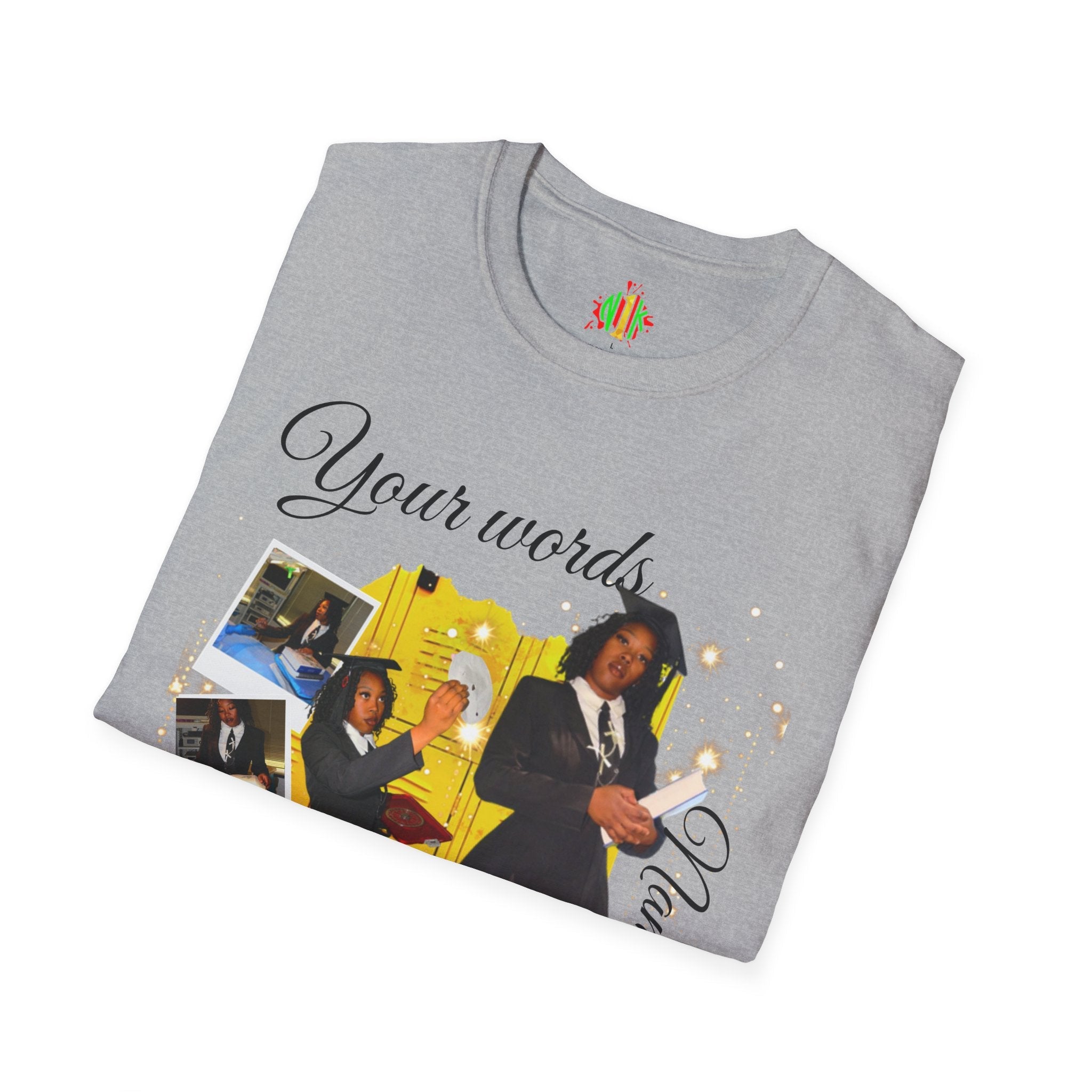 Custom Graduate 4‑Photo Collage T-Shirt — Personalized Family Graduation Tee