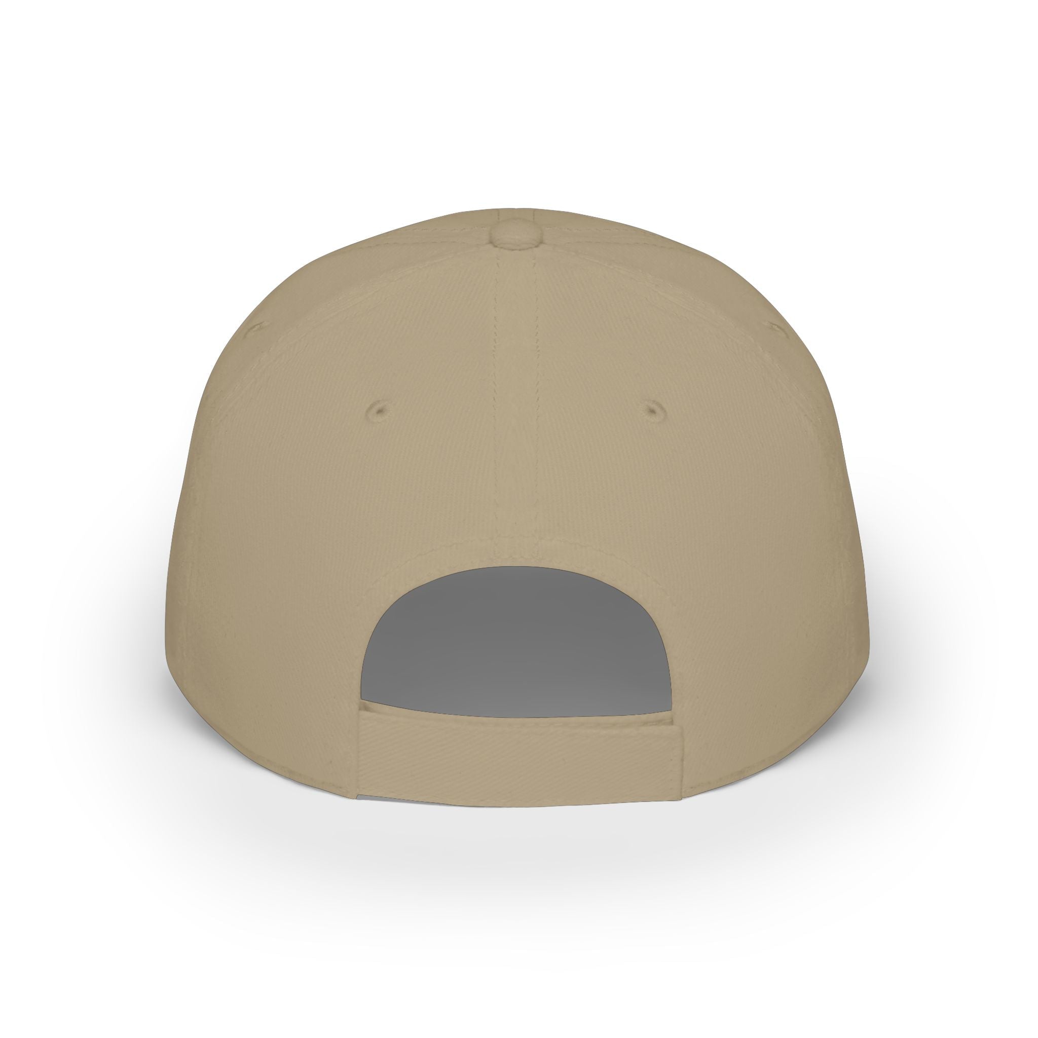 Custom Logo Low Profile Baseball Cap — Retro Splash Embroidered Logo