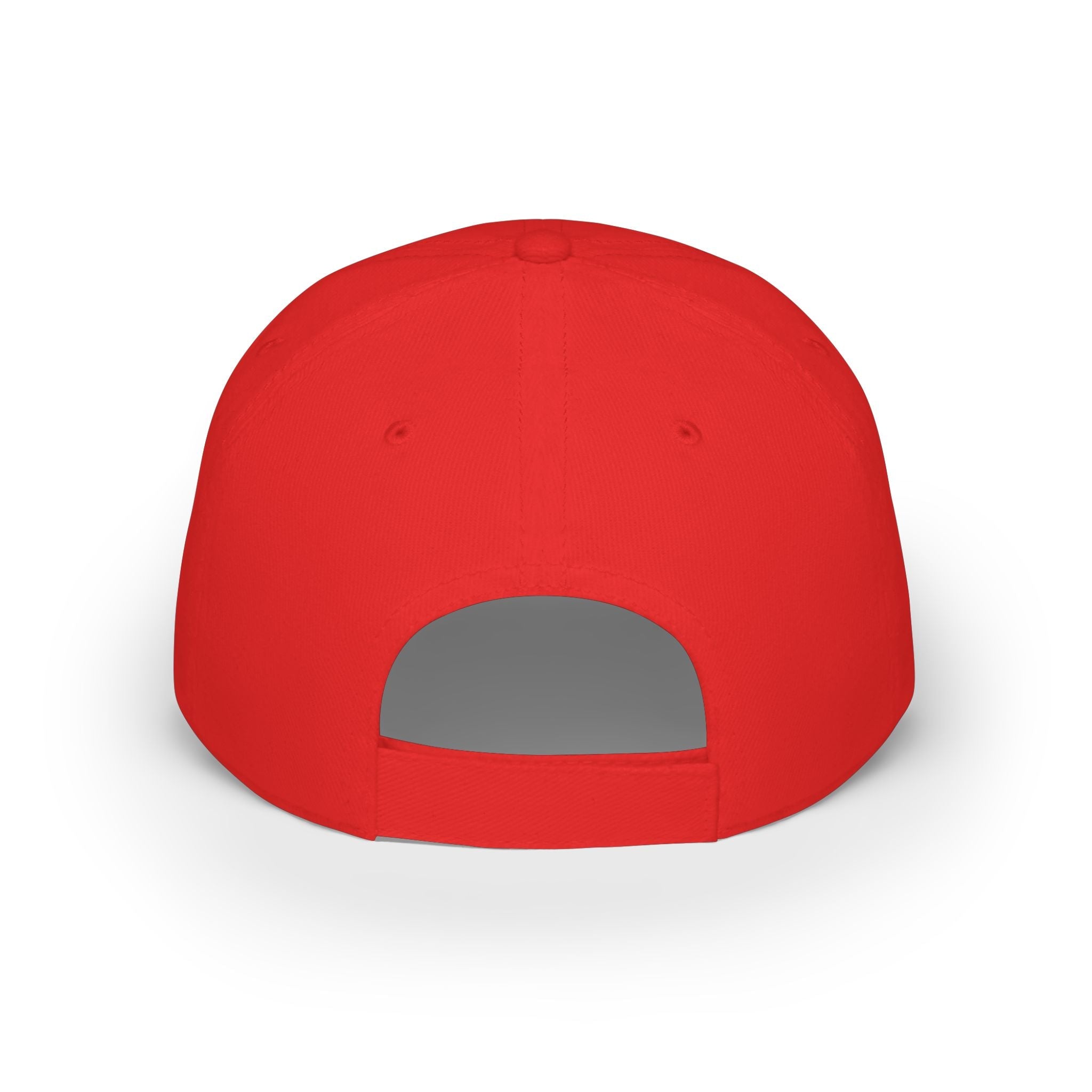Custom Logo Low Profile Baseball Cap — Retro Splash Embroidered Logo