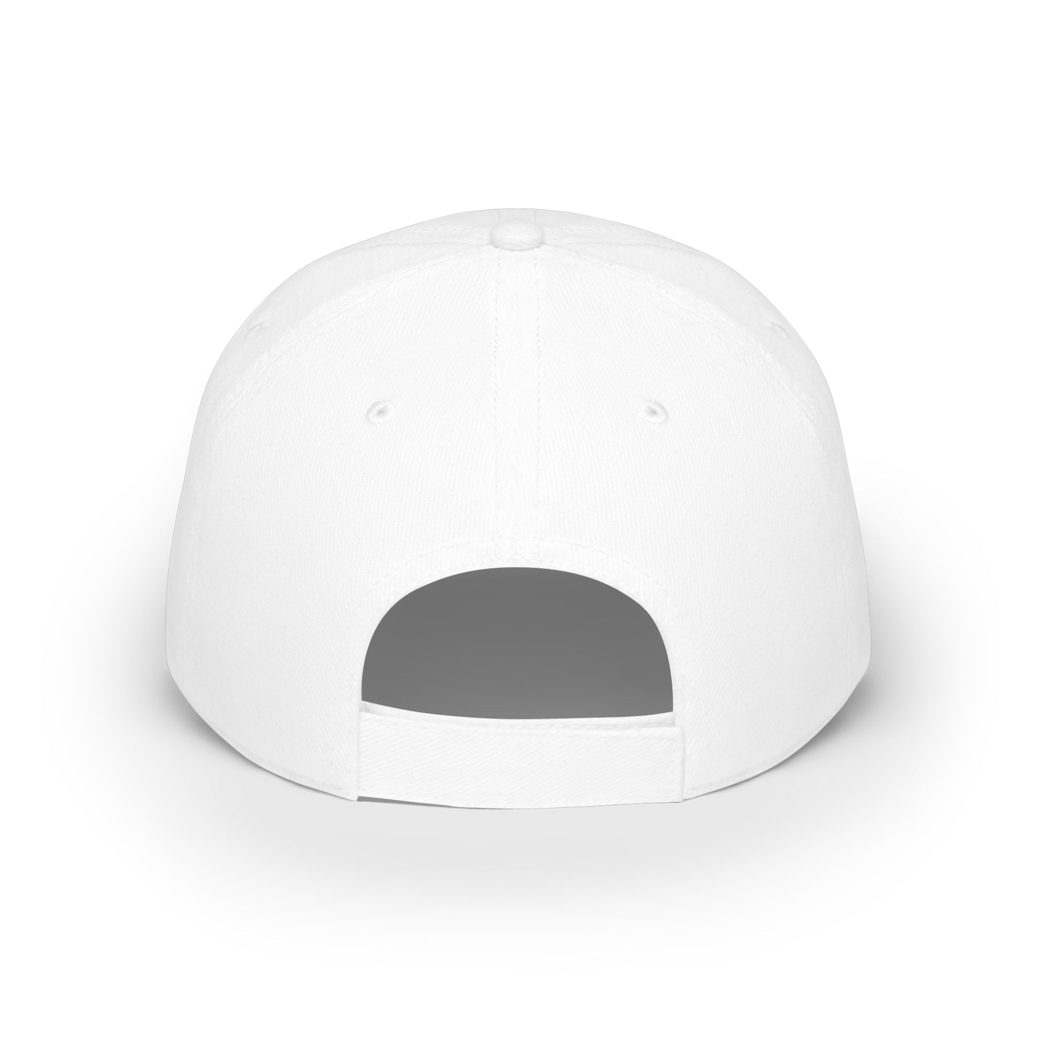 Custom Logo Low Profile Baseball Cap — Retro Splash Embroidered Logo