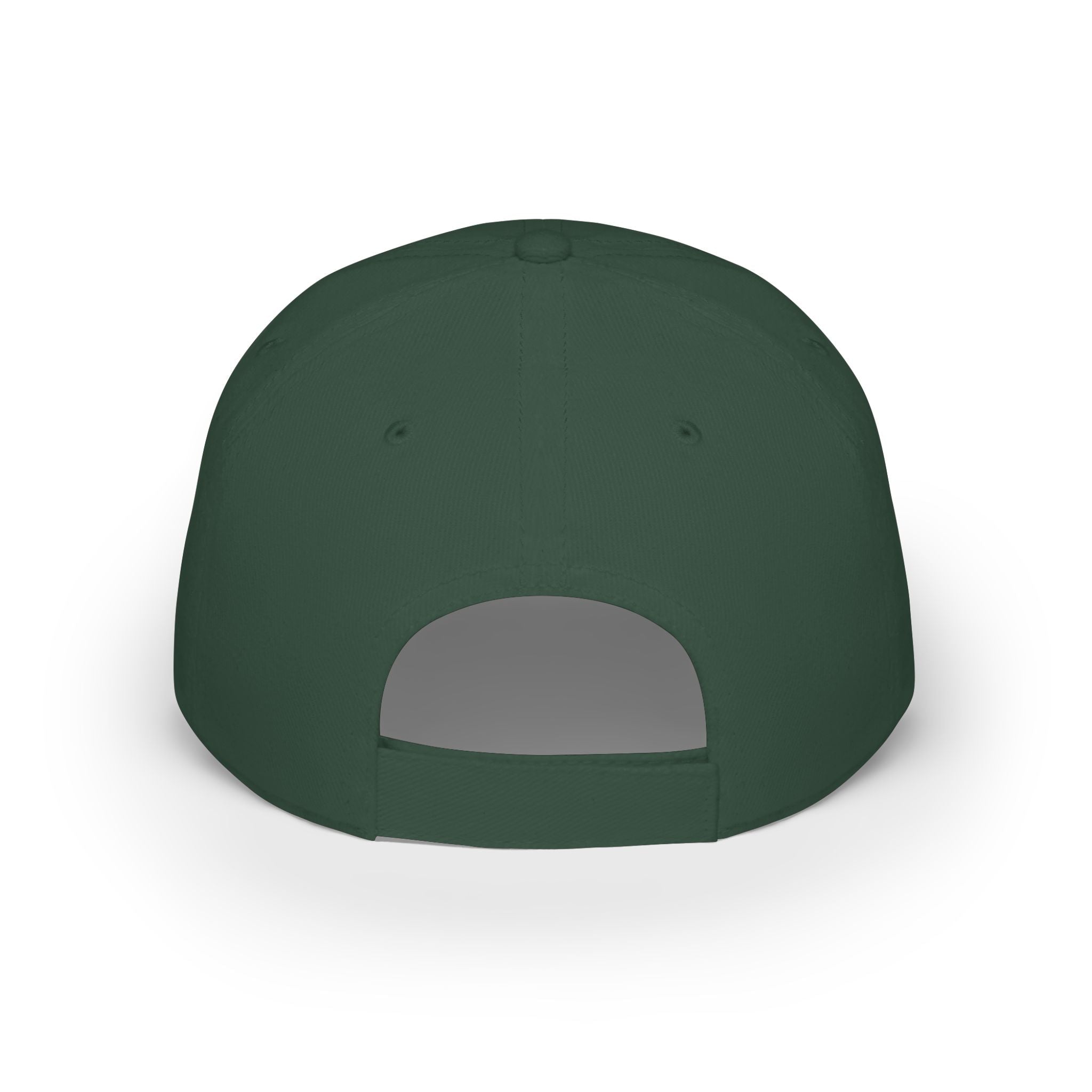 Custom Logo Low Profile Baseball Cap — Retro Splash Embroidered Logo