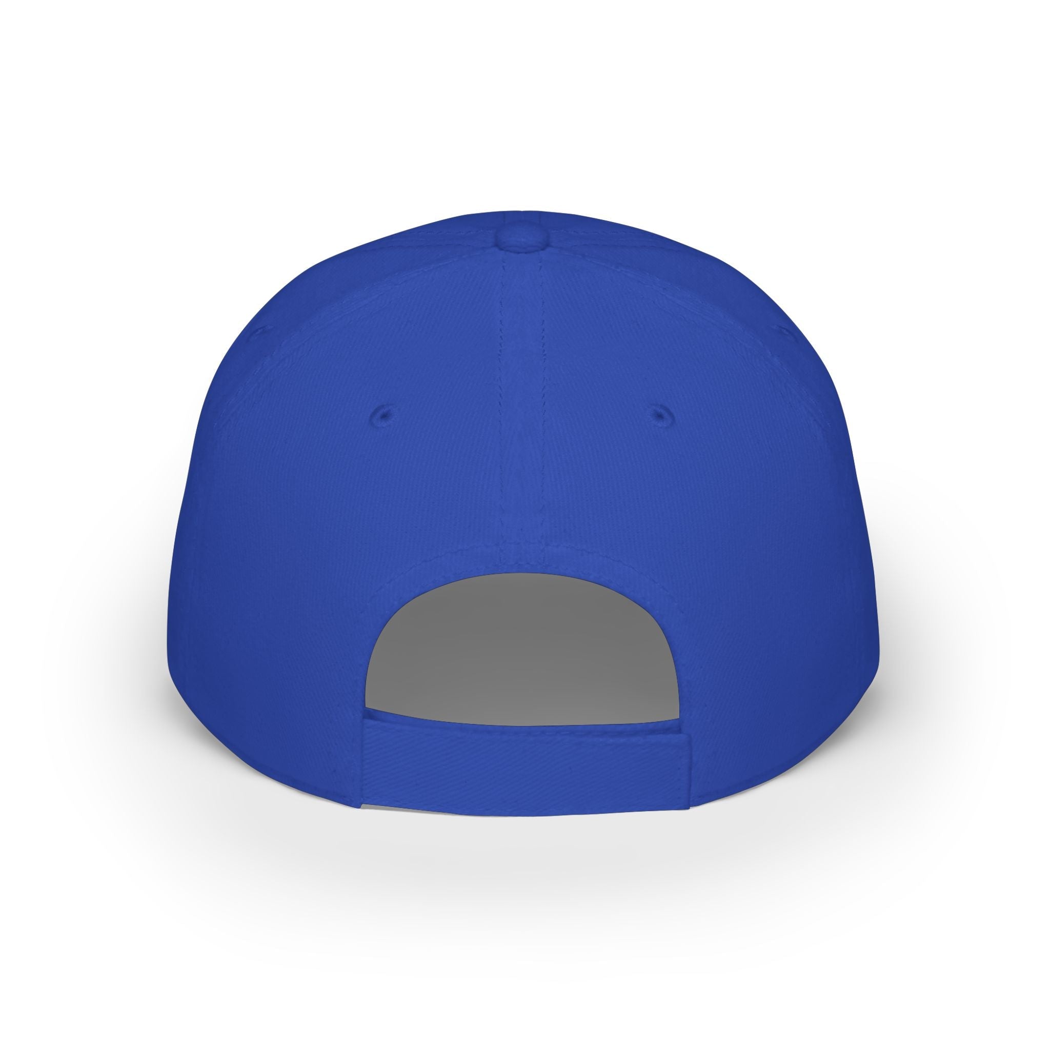 Custom Logo Low Profile Baseball Cap — Retro Splash Embroidered Logo