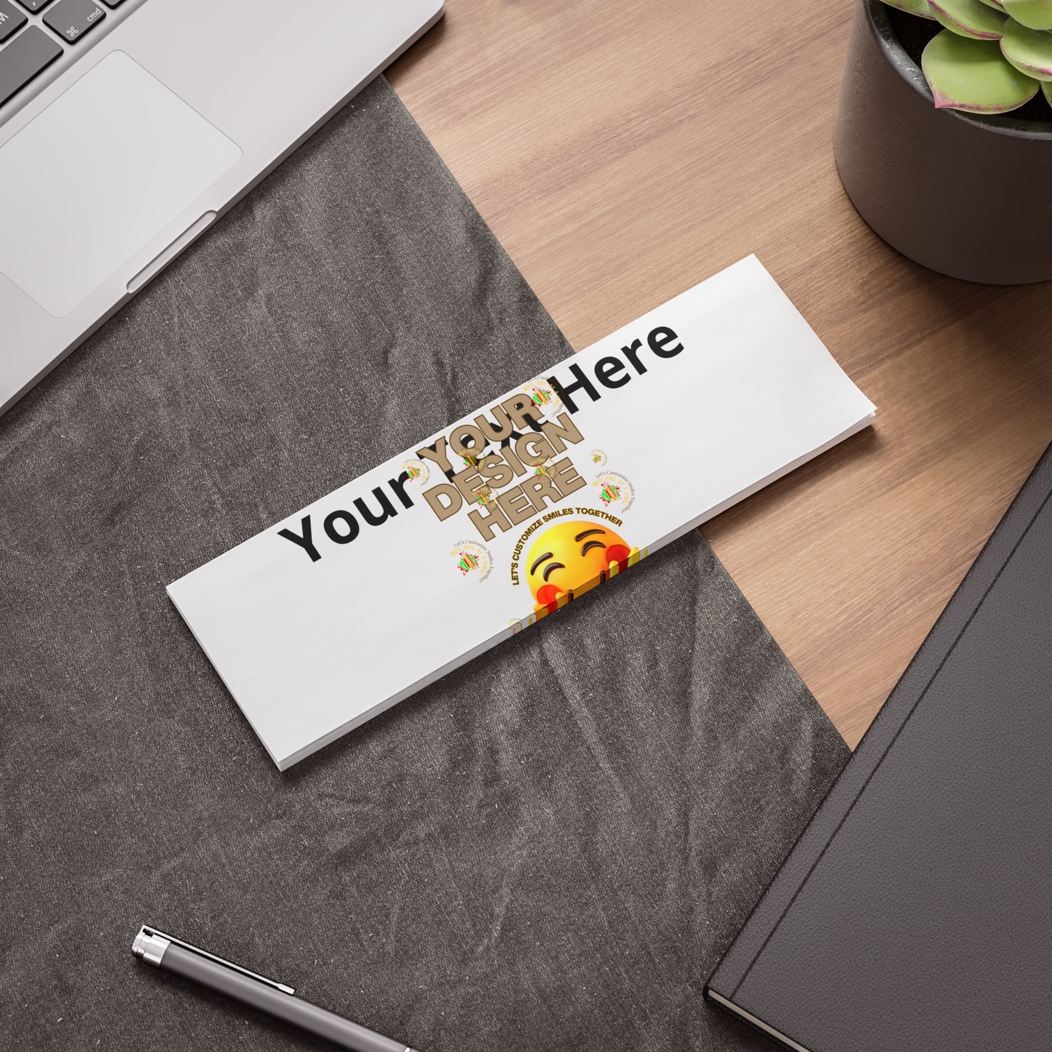 Custom Post-it Note Pad — Personalized Text & Design Sticky Notes