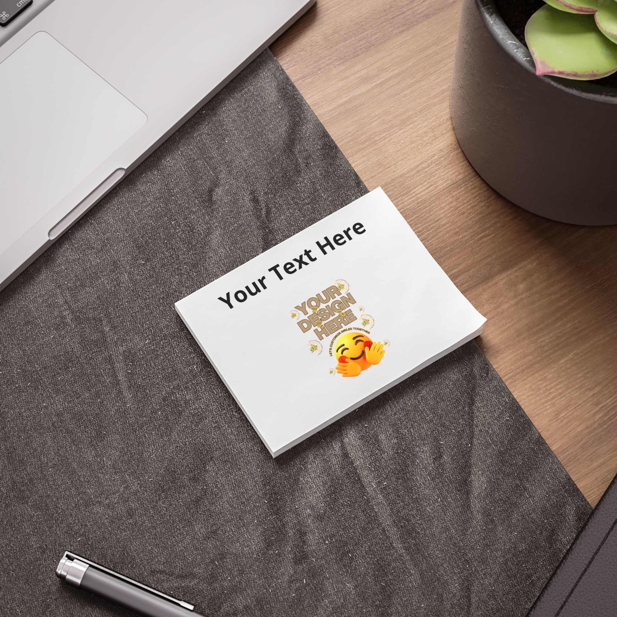 Custom Post-it Note Pad — Personalized Text & Design Sticky Notes