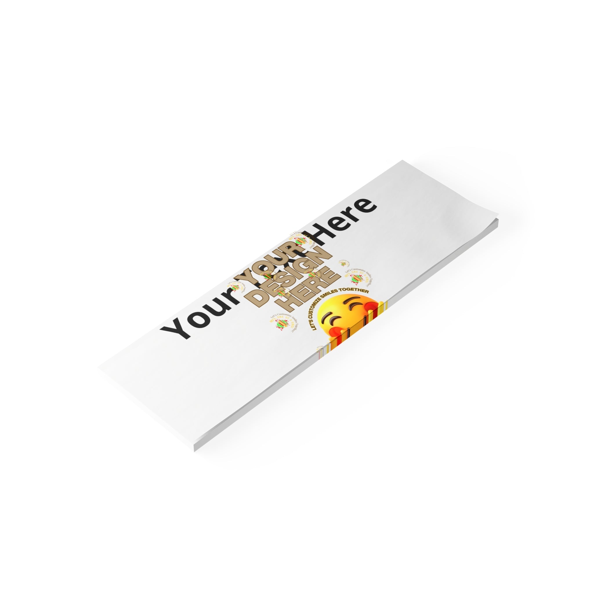 Custom Post-it Note Pad — Personalized Text & Design Sticky Notes