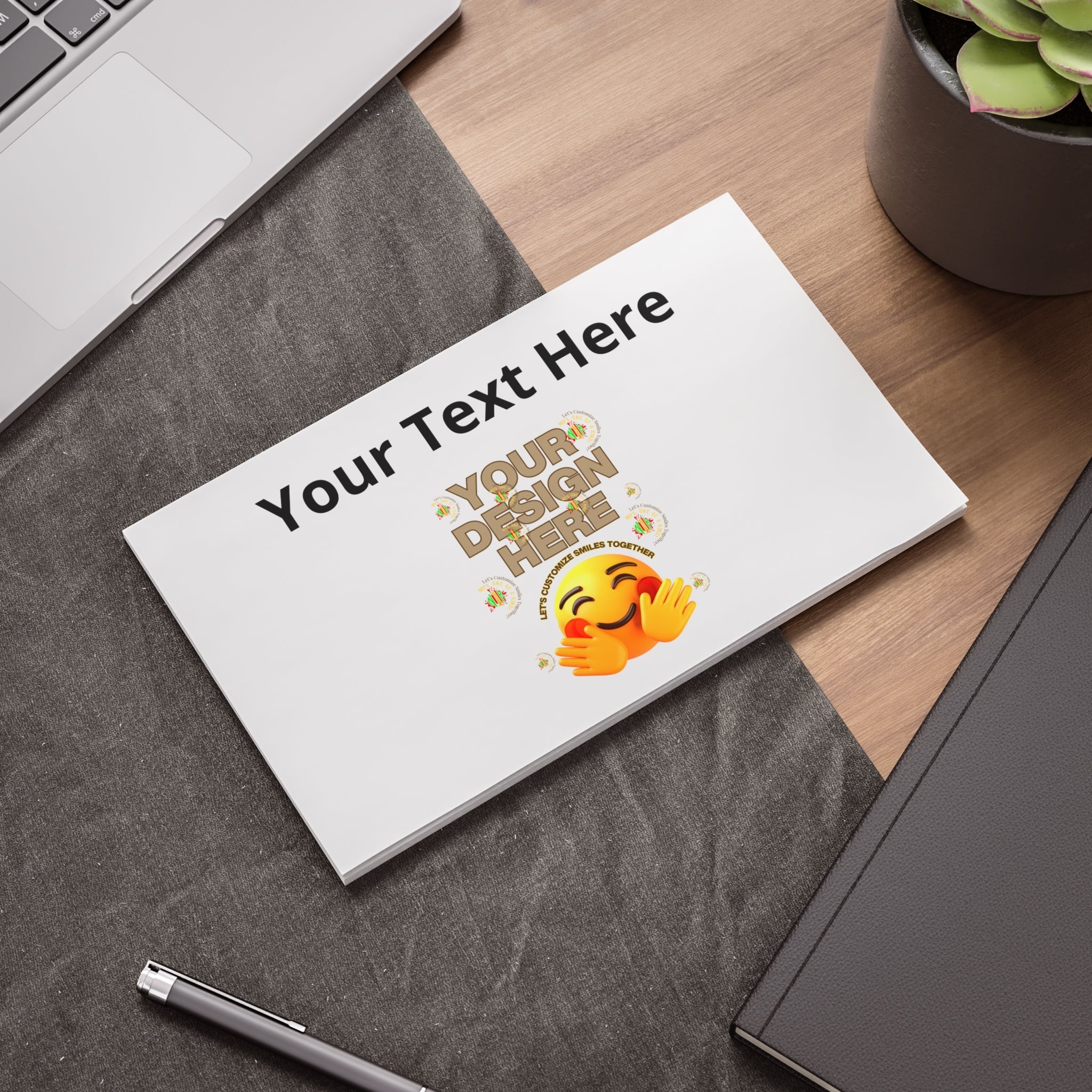 Custom Post-it Note Pad — Personalized Text & Design Sticky Notes