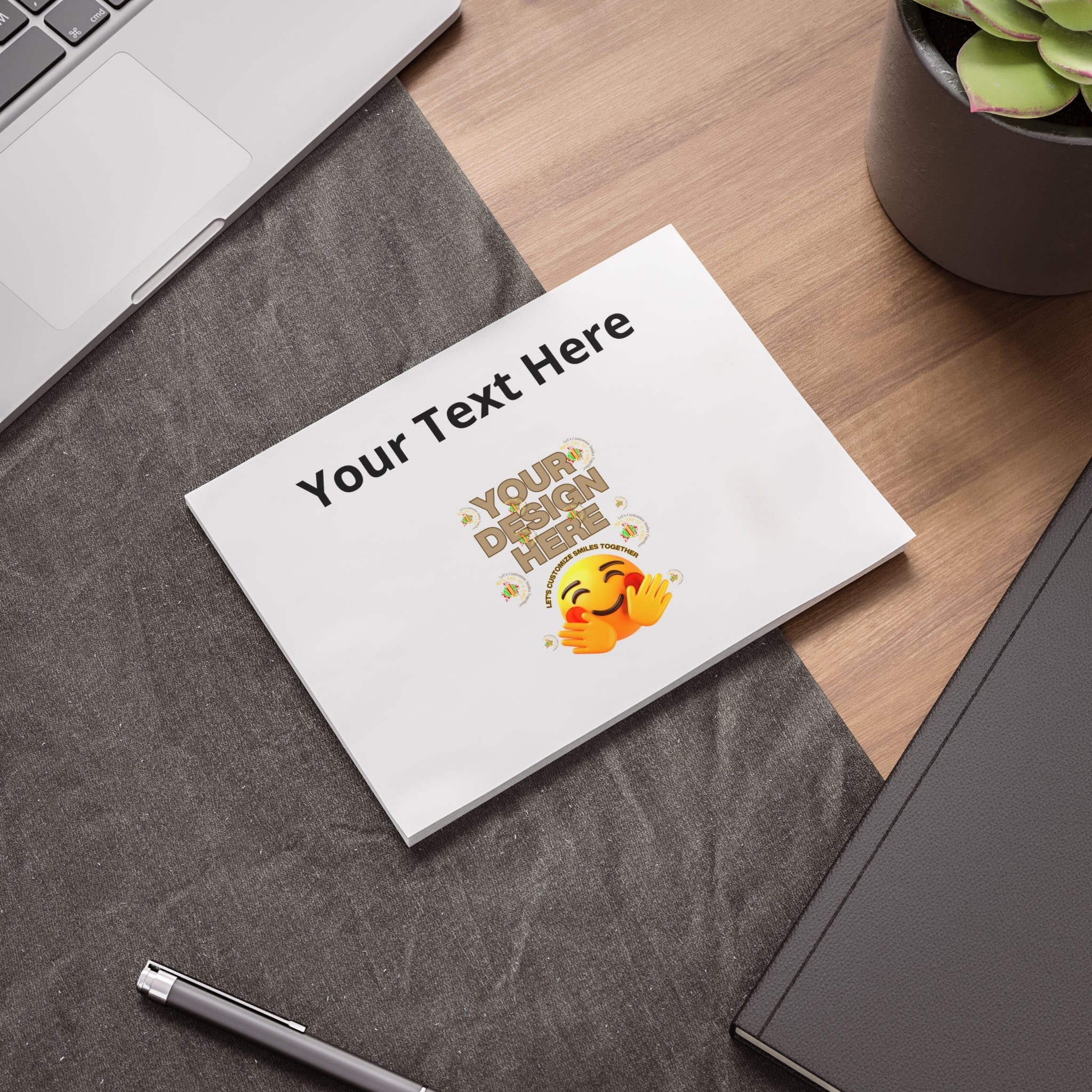 Custom Post-it Note Pad — Personalized Text & Design Sticky Notes
