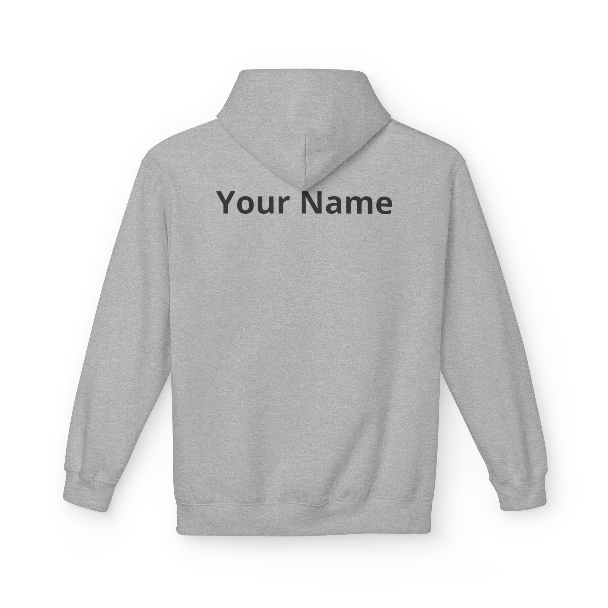 Customizable Aquarius Zodiac Hoodie — "Your Name on back" Watering Design