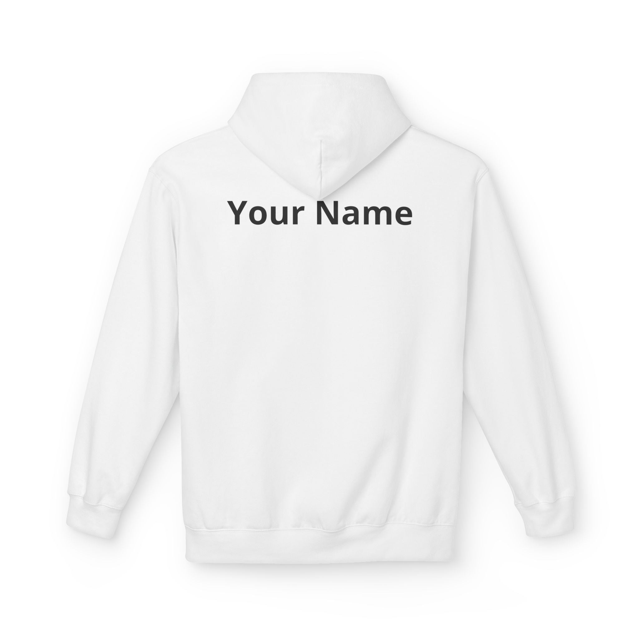 Customizable Aquarius Zodiac Hoodie — "Your Name on back" Watering Design
