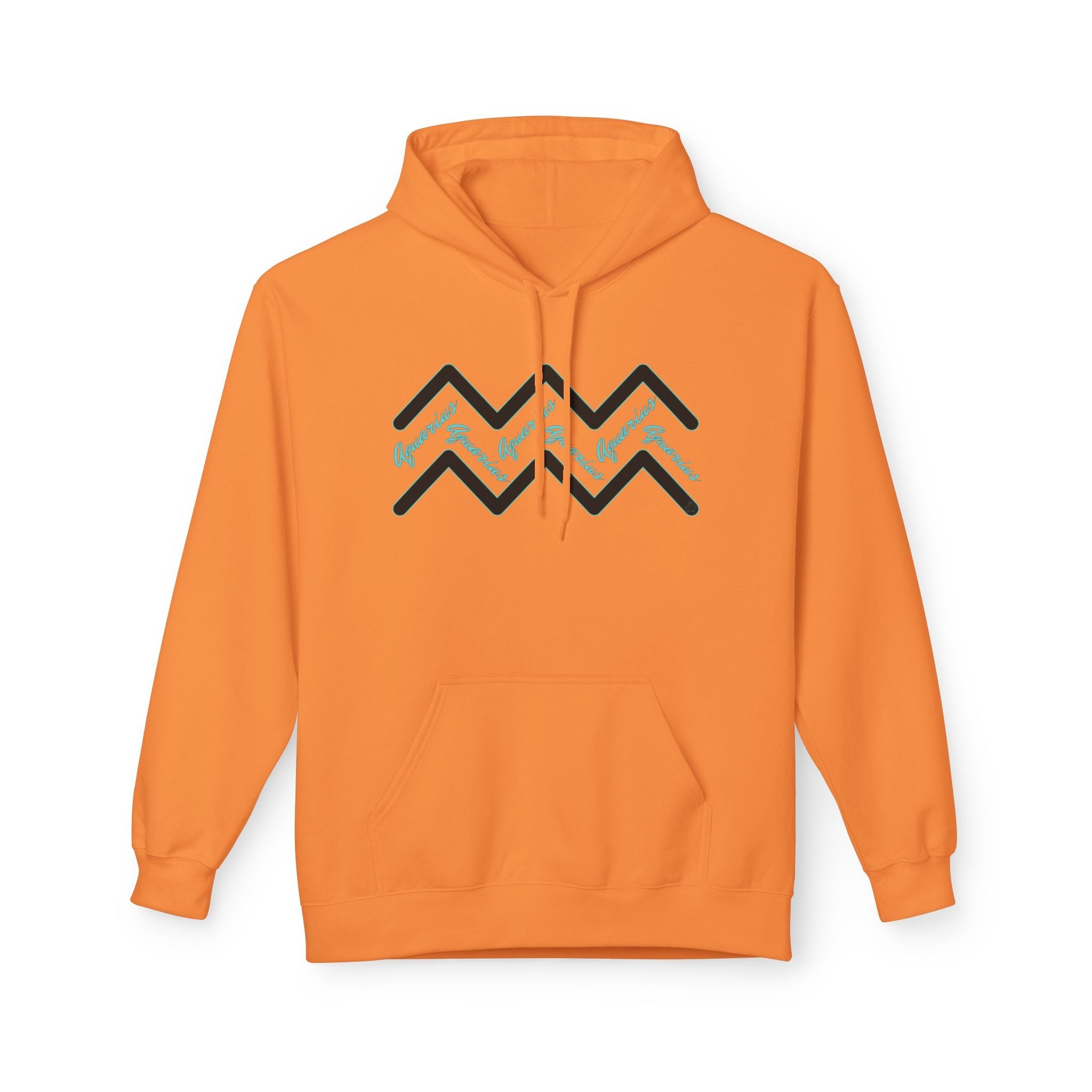 Customizable Aquarius Zodiac Hoodie — "Your Name on back" Watering Design