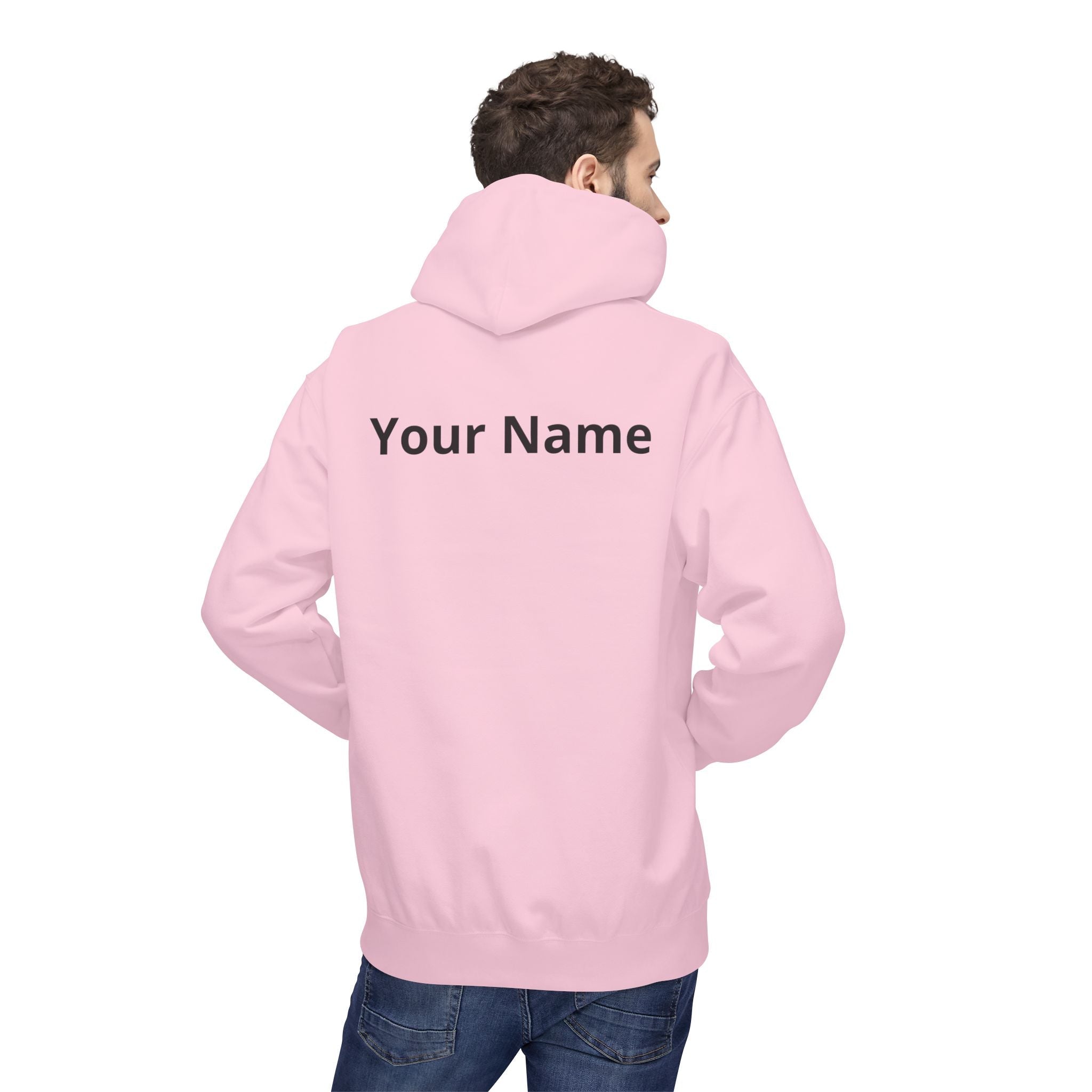 Customizable Aquarius Zodiac Hoodie — "Your Name on back" Watering Design